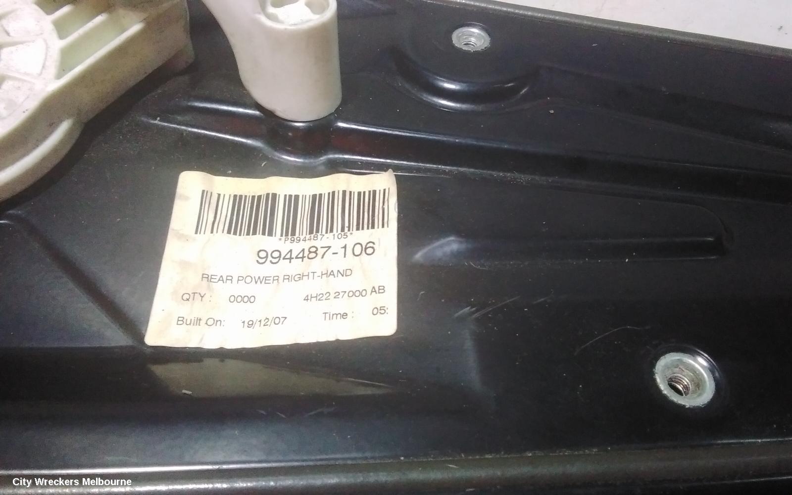 LAND ROVER RANGEROVER SPORT RIGHT REAR WND REG/MOTOR, L320, 08/2005 - 12/2013