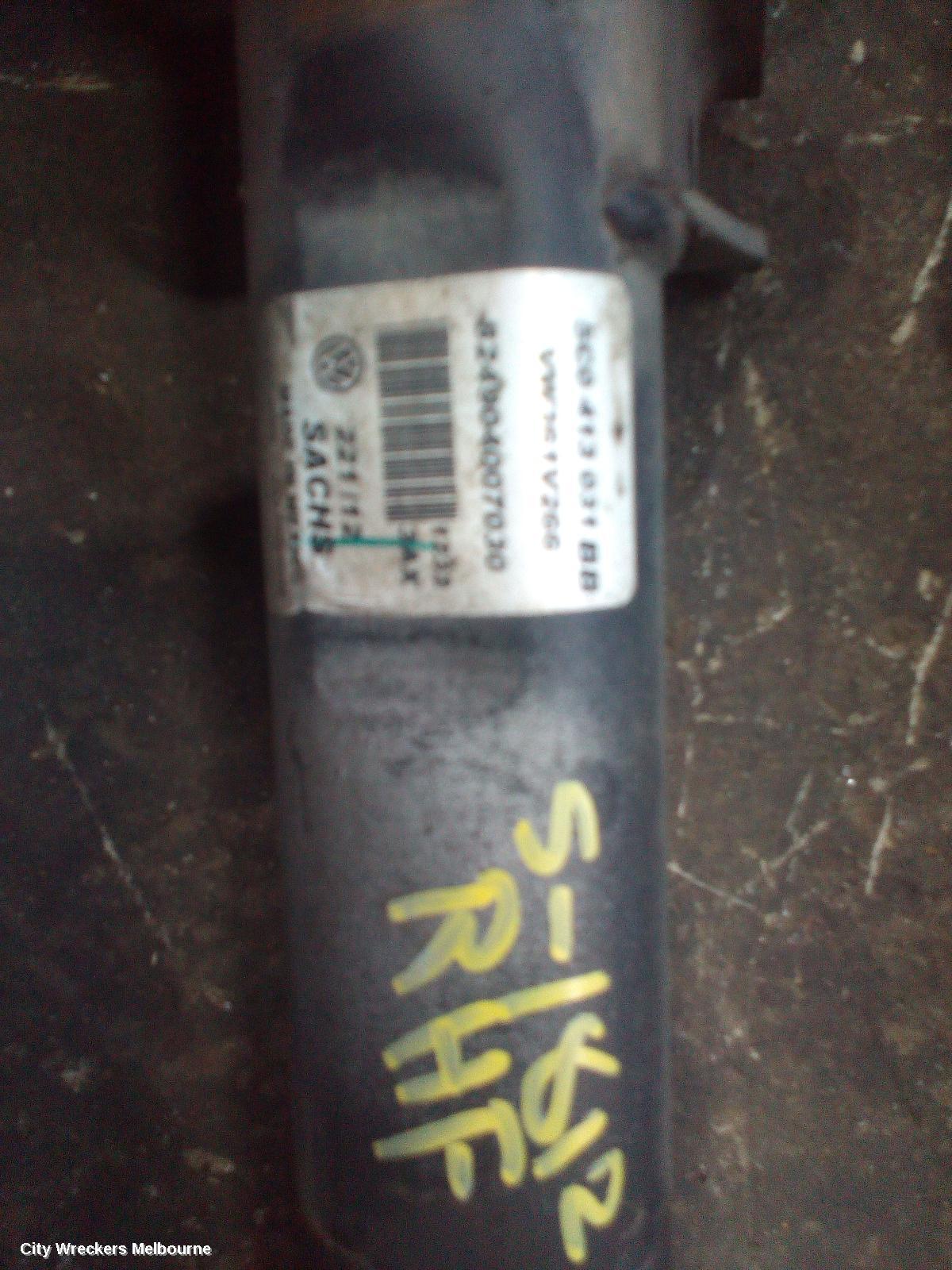 SKODA SUPERB RIGHT FRONT STRUT, 3T, 03/2009 - 12/2015