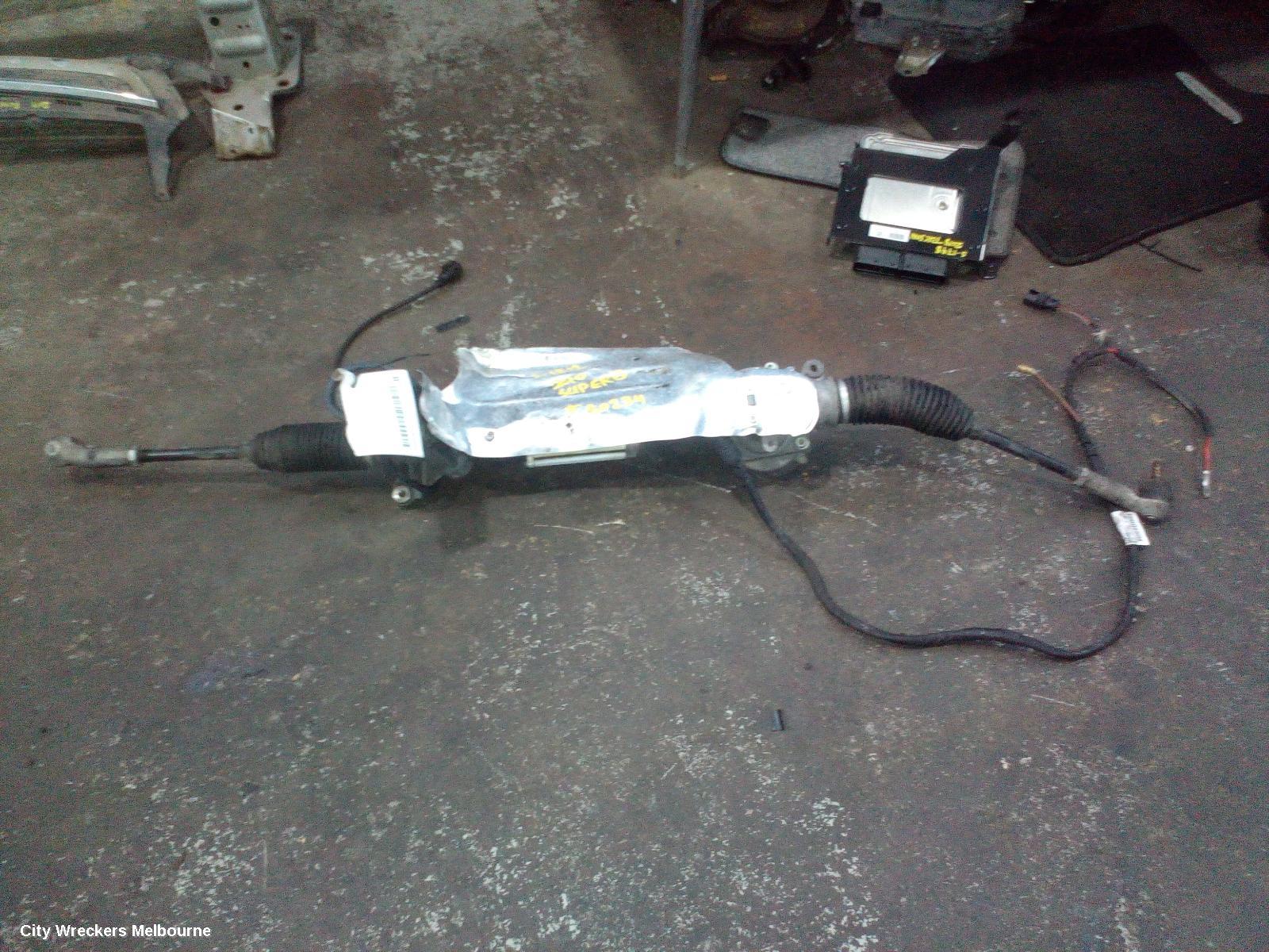 SKODA SUPERB STEERING BOX/RACK, 3T, 03/2009 - 12/2015