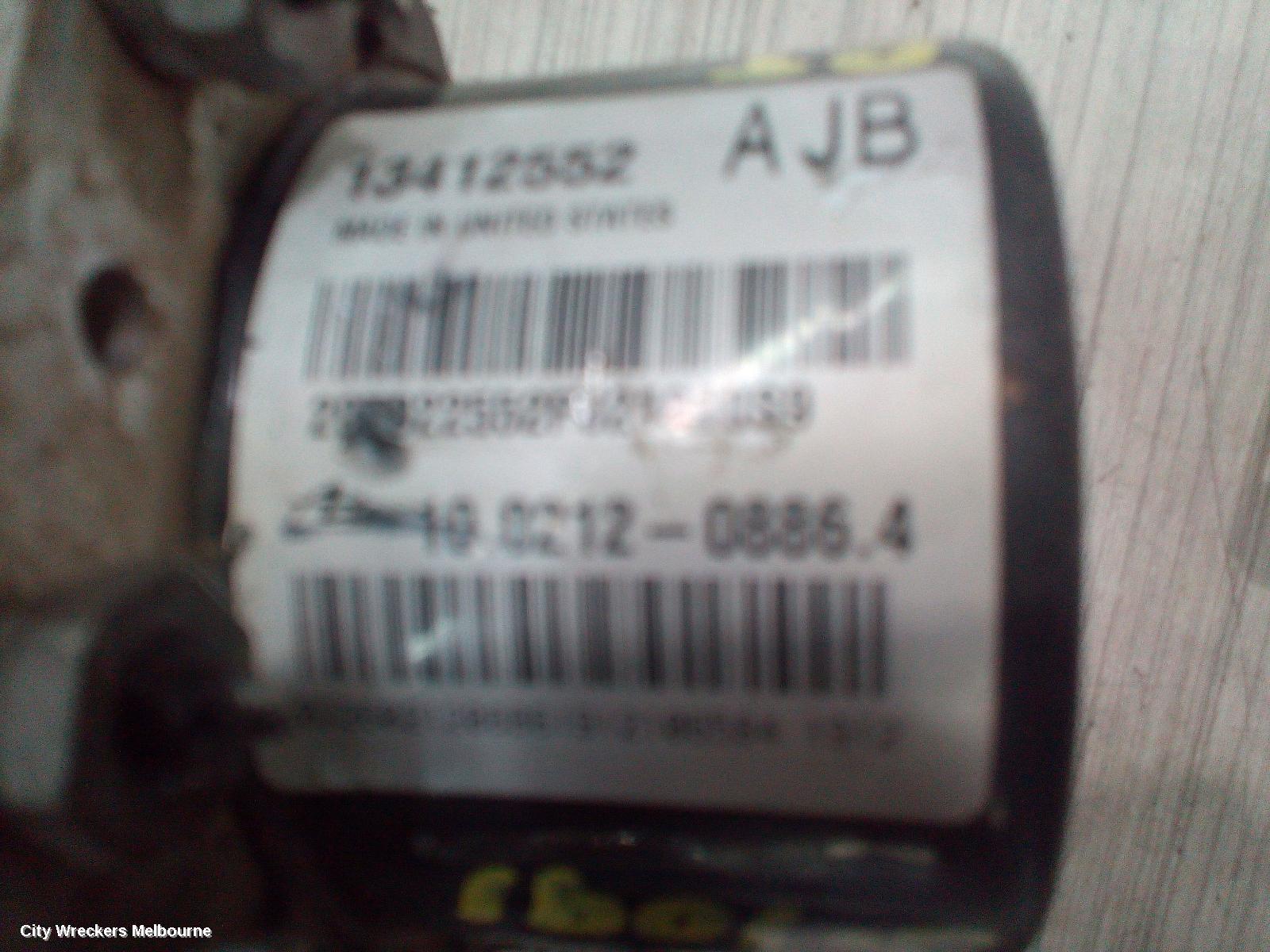 OPEL ASTRA ABS PUMP/MODULATOR, MK 4, 09/2012 - 01/2014