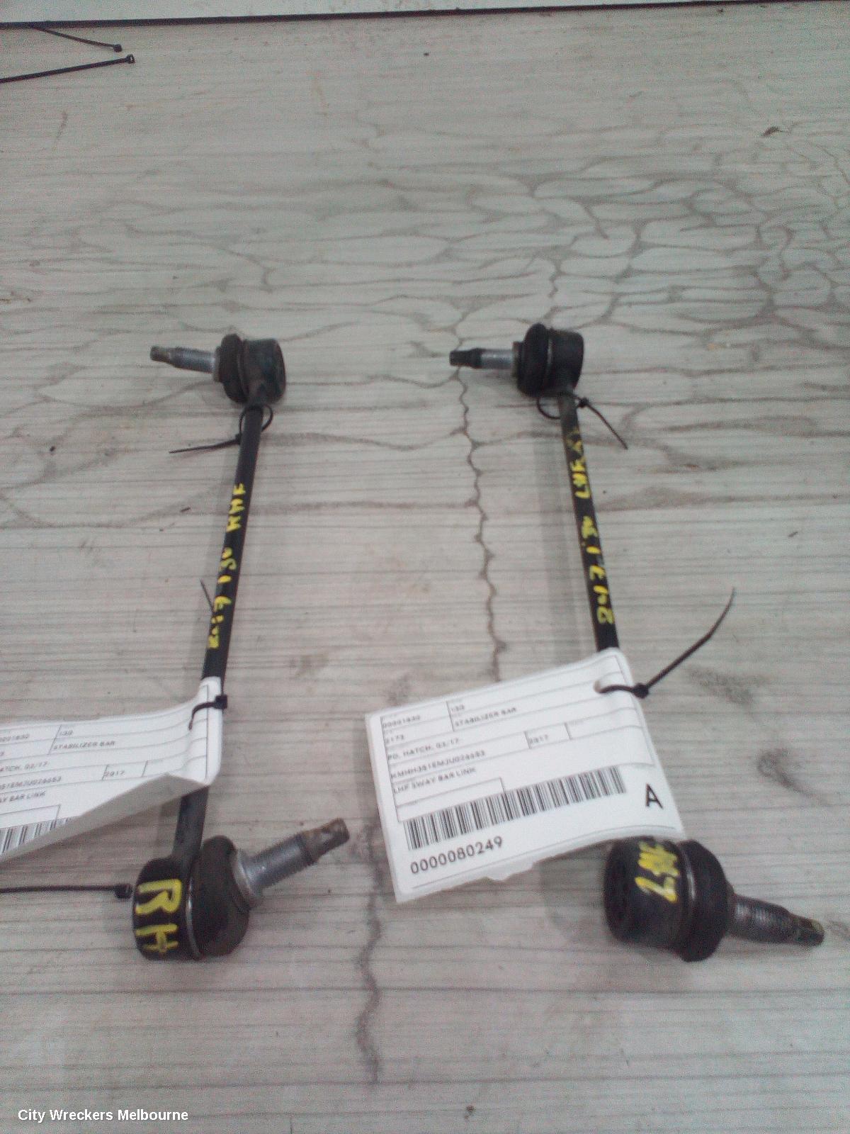 HYUNDAI I30 STABILISER BAR, PD, HATCH, 03/2017 ONWARDS