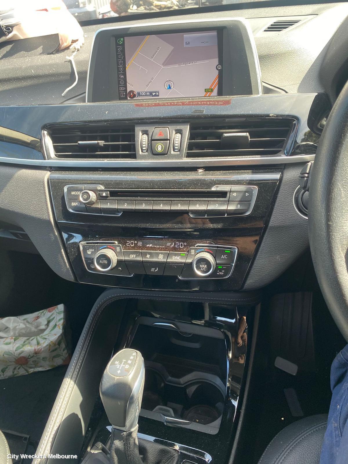 BMW X1 RADIO/CD/DVD/SAT/TV, HEAD UNIT, BASIC NAVIGATION W/ DAB, F48, 08/2015 - 07/2017