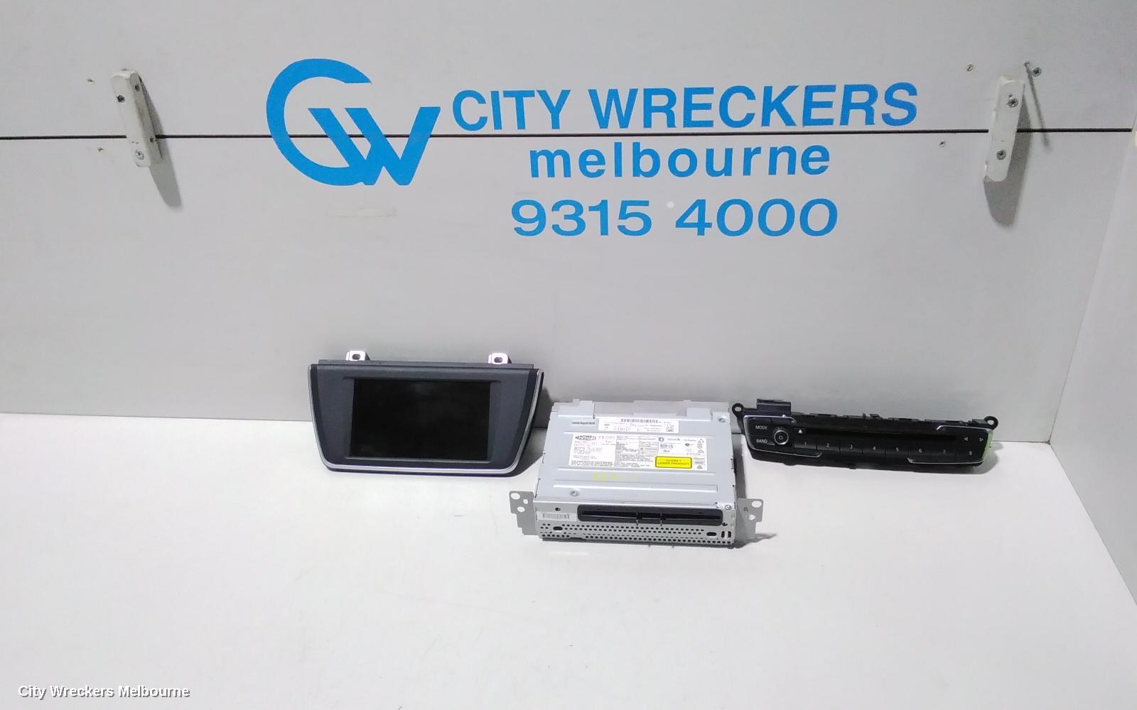 BMW X1 RADIO/CD/DVD/SAT/TV, HEAD UNIT, BASIC NAVIGATION W/ DAB, F48, 08/2015 - 07/2017