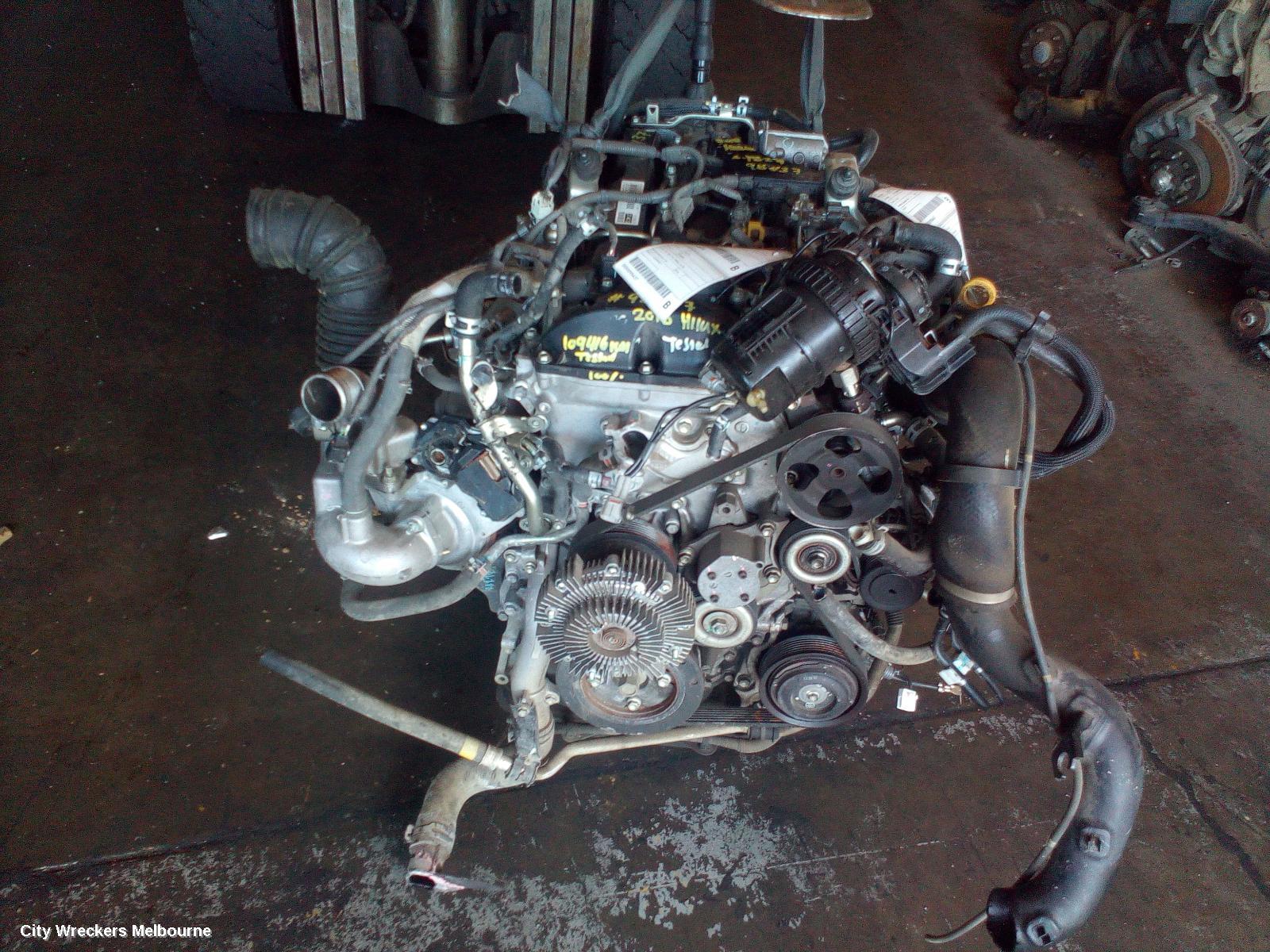 TOYOTA HILUX ENGINE, DIESEL, 2.4, TURBO, 2GD-FTV, 06/2015 - 05/2020