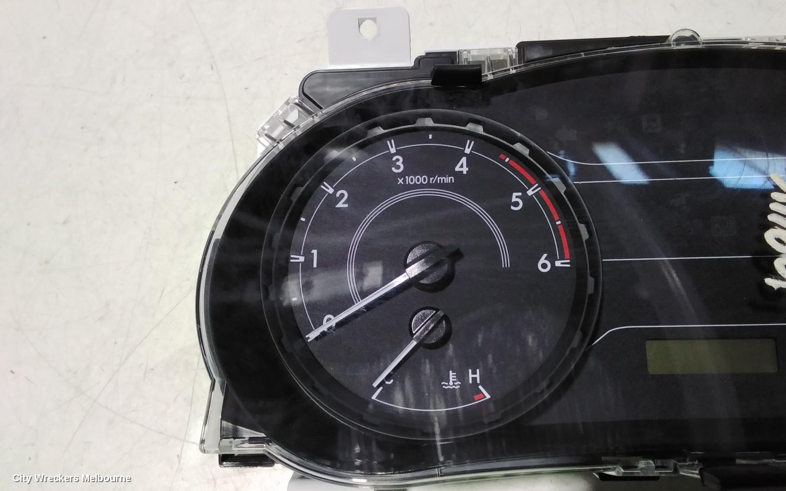 TOYOTA HILUX INSTRUMENT CLUSTER, INSTRUMENT CLUSTER, PETROL, MANUAL T/M, WORKMATE, 09/2015 - 08/2019