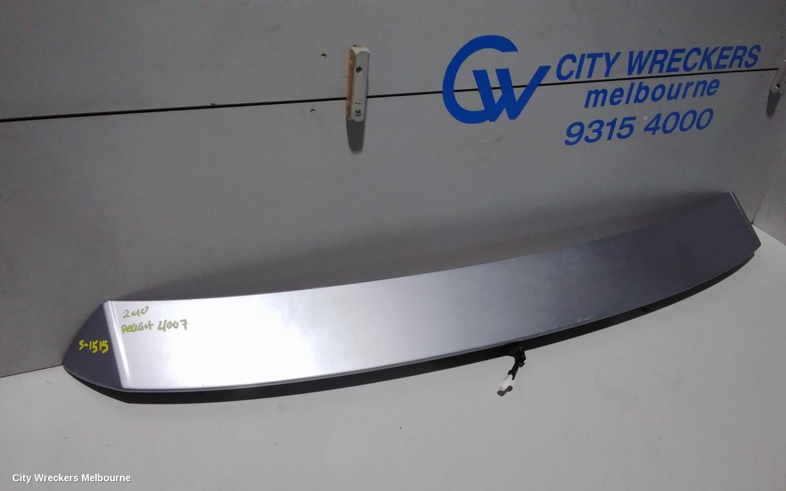 PEUGEOT 4007 REAR SPOILER, GS, 10/2009 - 08/2013
