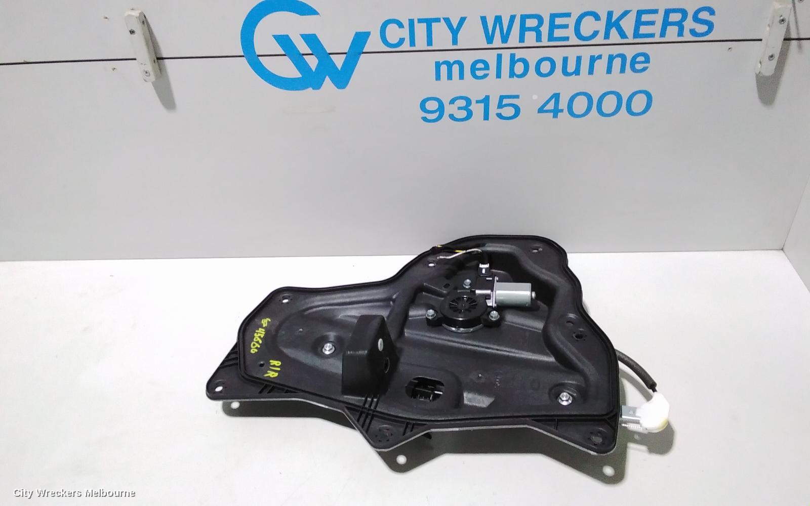MAZDA 3 RIGHT REAR WND REG/MOTOR, BM-BN, 06/2013 - 02/2019