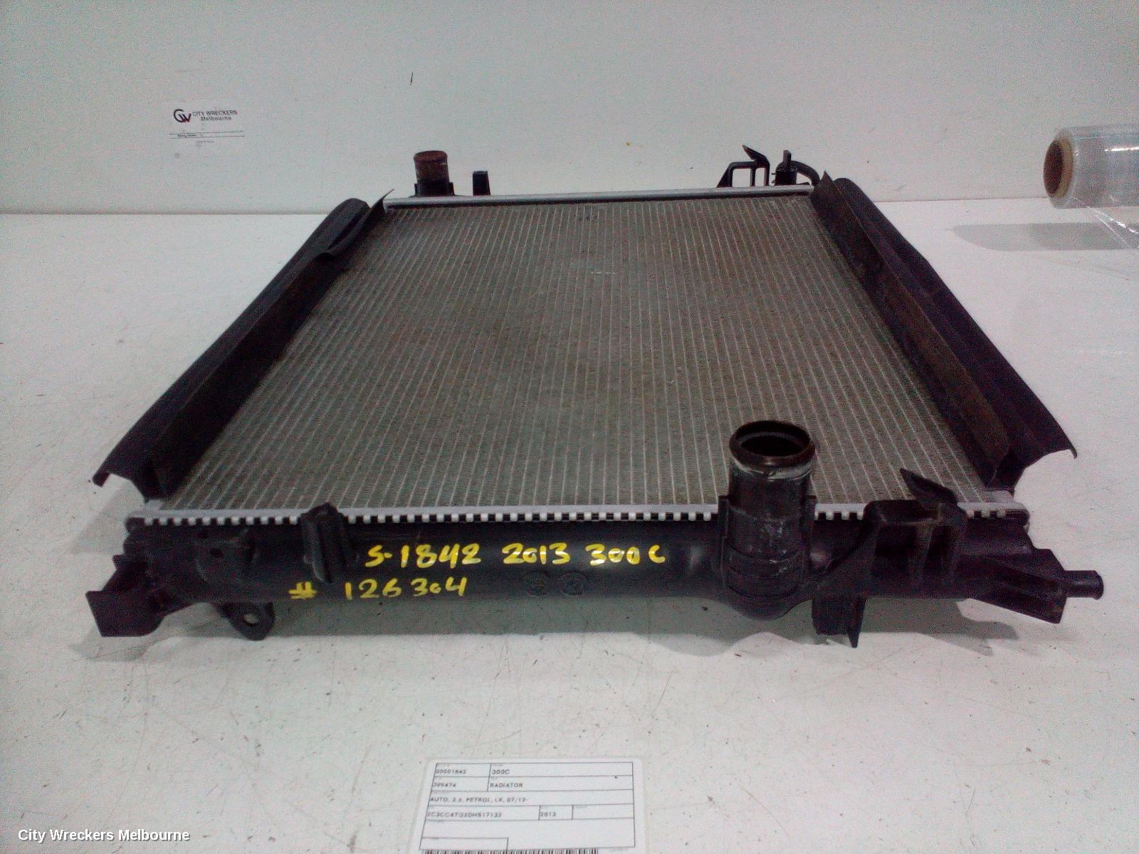 CHRYSLER 300C RADIATOR, AUTO, 3.6, PETROL, LX, 07/2012 ONWARDS