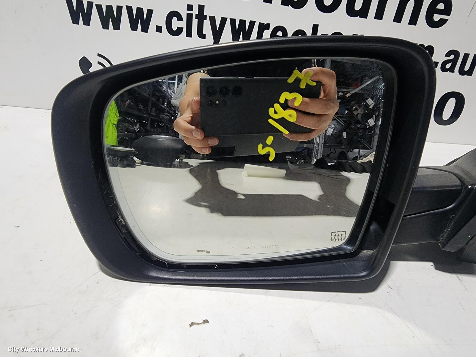 CHRYSLER 300C LEFT DOOR MIRROR, LX, COLOUR CODED, 07/2012 ONWARDS