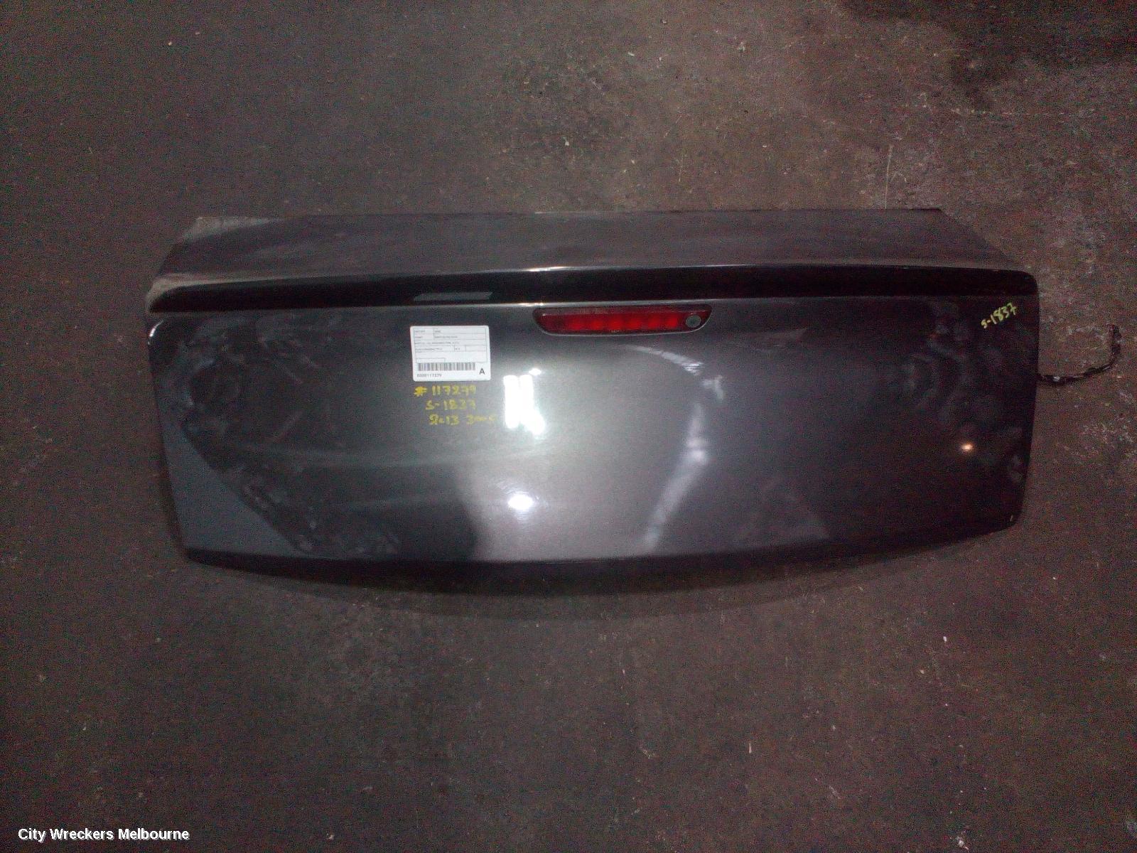 CHRYSLER 300C BOOTLID/TAILGATE, BOOTLID, LX2, SPOILERED TYPE, 07/2012 ONWARDS
