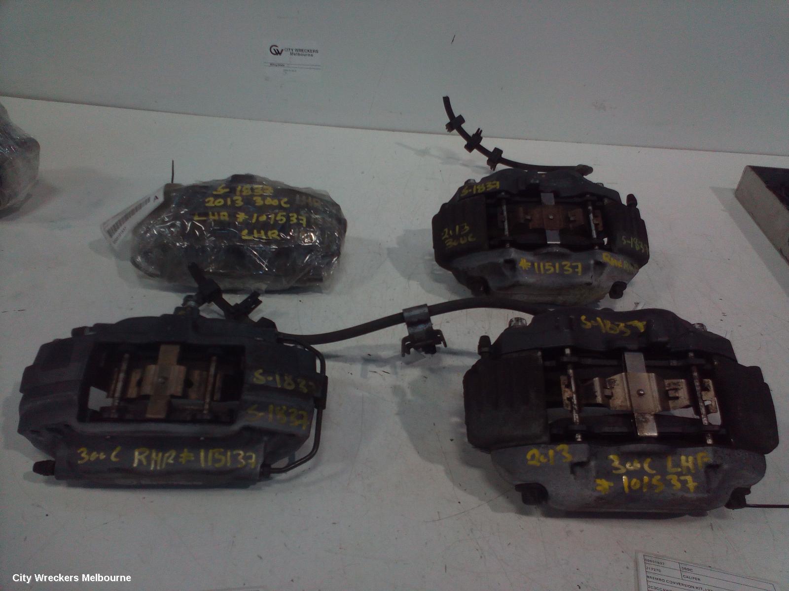CHRYSLER 300C CALIPER, BREMBO CONVERSION KIT, LX2, 07/2012 ONWARDS