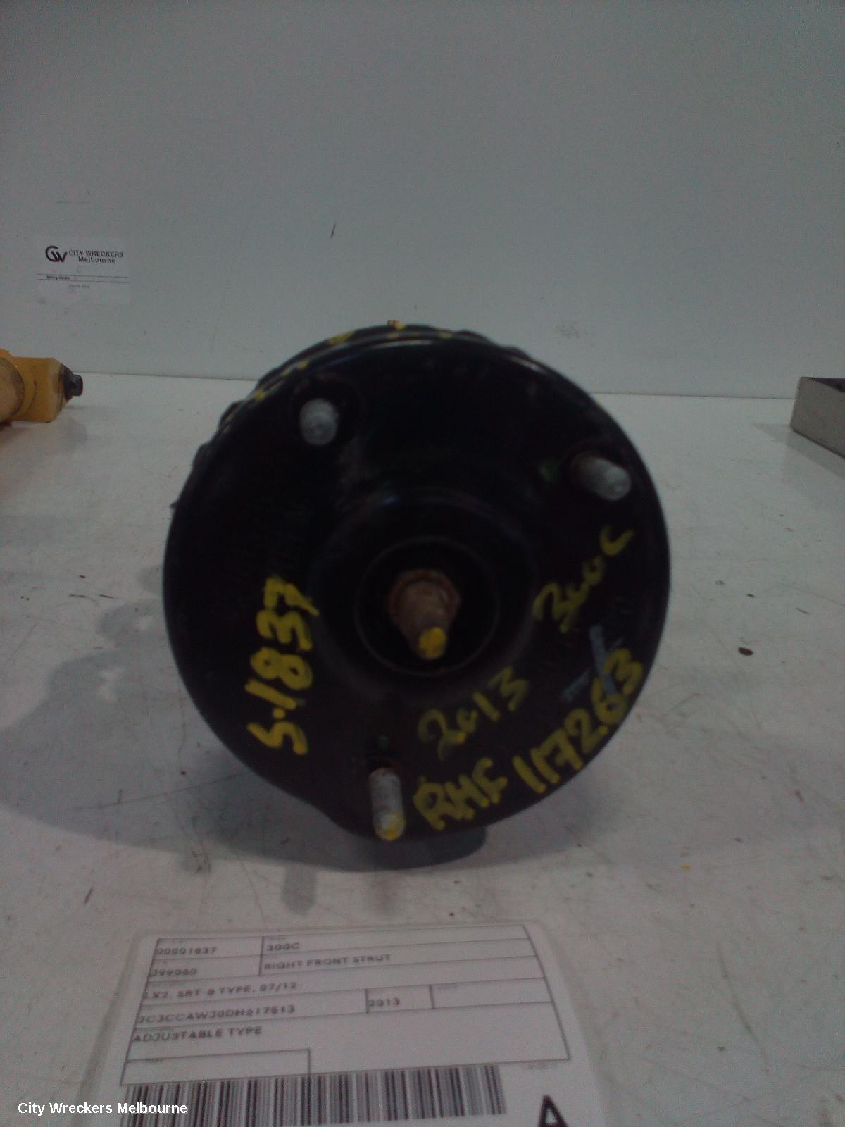 CHRYSLER 300C RIGHT FRONT STRUT, LX2, SRT-8 TYPE, 07/2012 ONWARDS