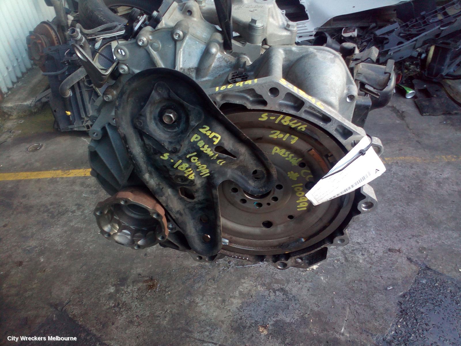 VOLKSWAGEN PASSAT TRANS/GEARBOX, AUTO, PETROL, 1.8, TURBO, B8/MK7, REY CODE, 06/2015 - 10/2019