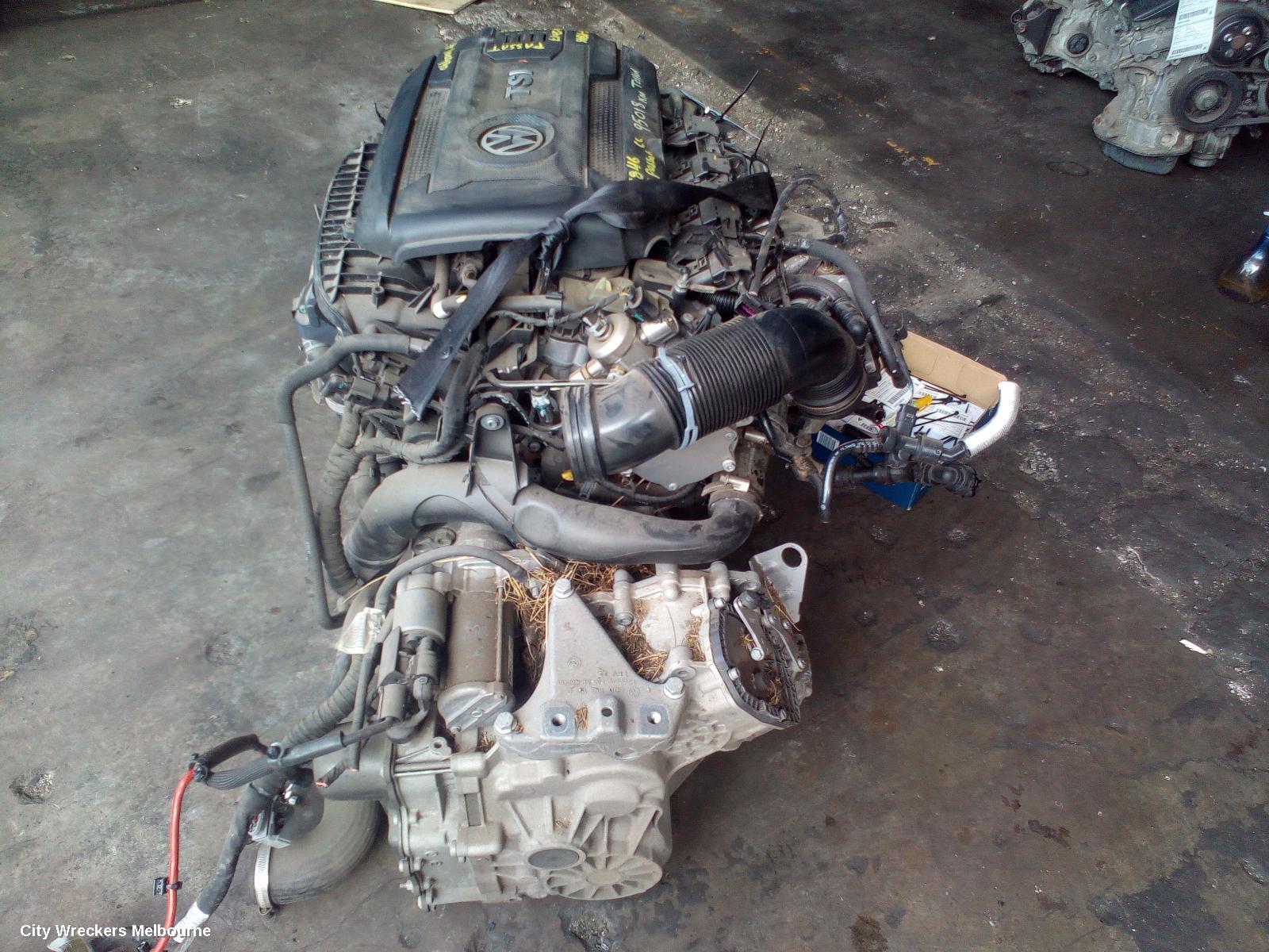 VOLKSWAGEN PASSAT TRANS/GEARBOX, AUTO, PETROL, 1.8, TURBO, B8/MK7, REY CODE, 06/2015 - 10/2019