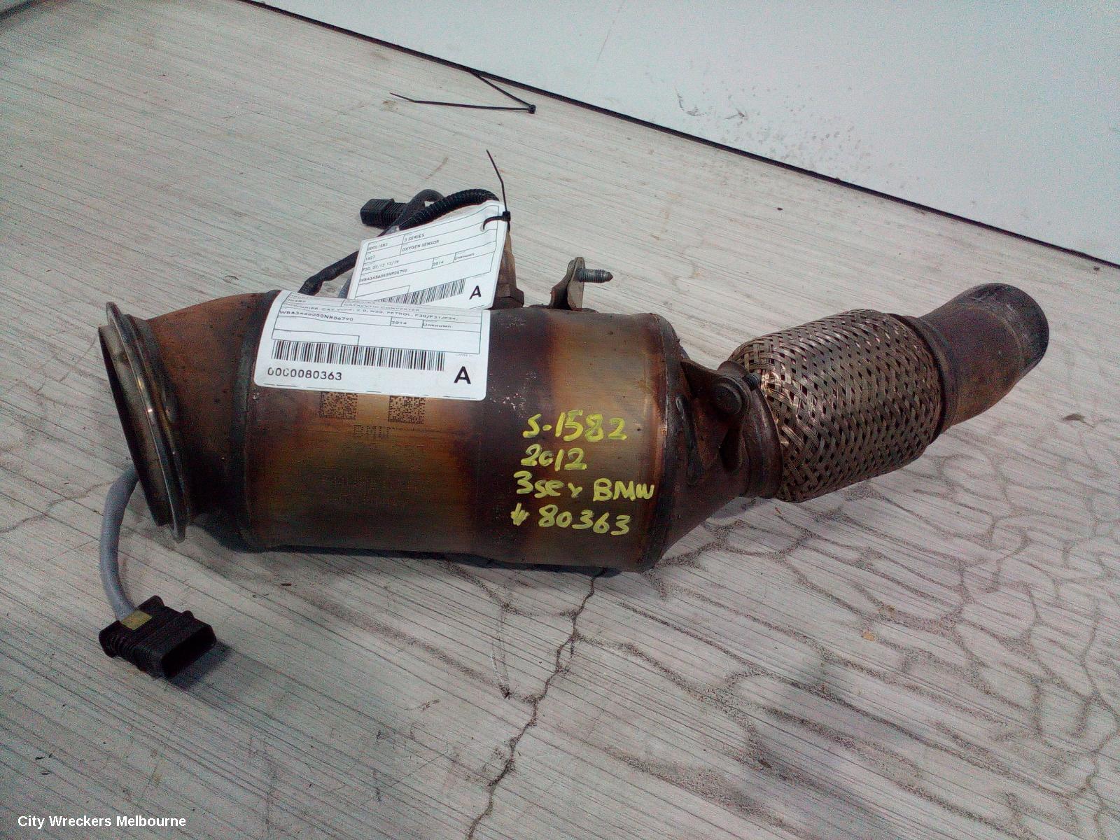 BMW 3 SERIES CATALYTIC CONVERTER, DOWNPIPE-CAT TYPE, 2.0, N20, PETROL, F30/F31/F34, 11/2011 - 05/2016