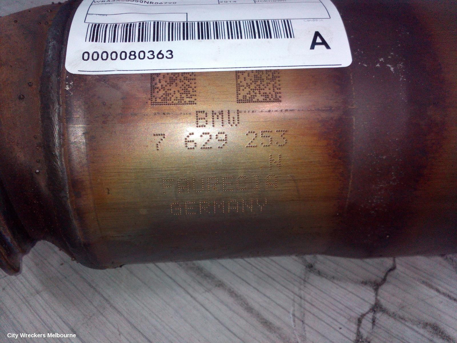 BMW 3 SERIES CATALYTIC CONVERTER, DOWNPIPE-CAT TYPE, 2.0, N20, PETROL, F30/F31/F34, 11/2011 - 05/2016