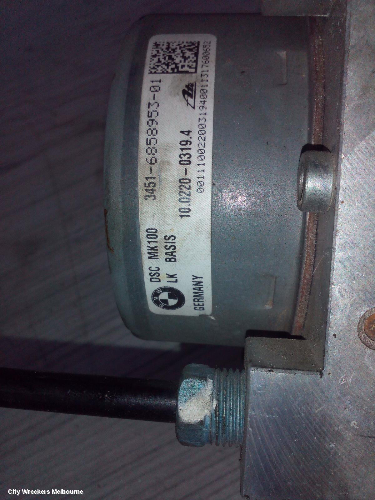 BMW 3 SERIES ABS PUMP/MODULATOR, F30, SEDAN, P/N 34516858953, 11/2011 - 02/2019