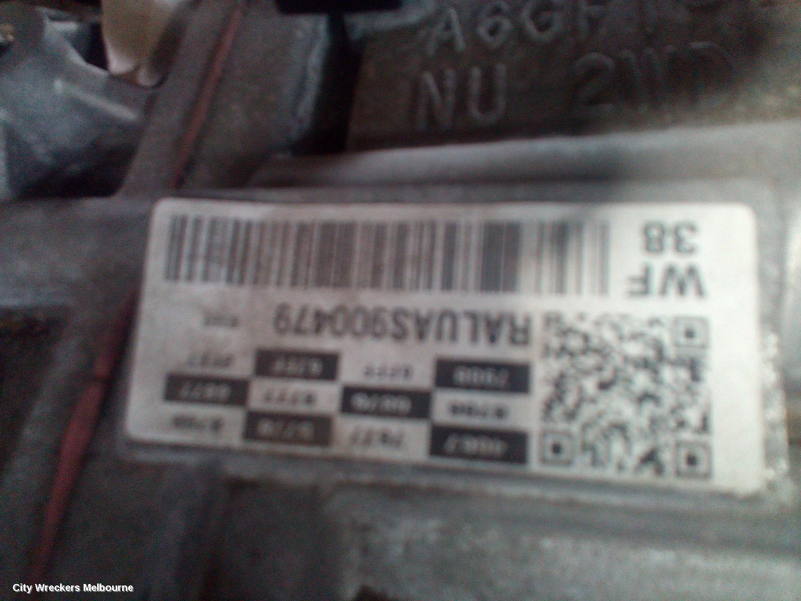 HYUNDAI KONA TRANS/GEARBOX, AUTO, FWD, PETROL, 2.0, G4NH, 6 SPEED, OS, 09/2017 - 10/2020