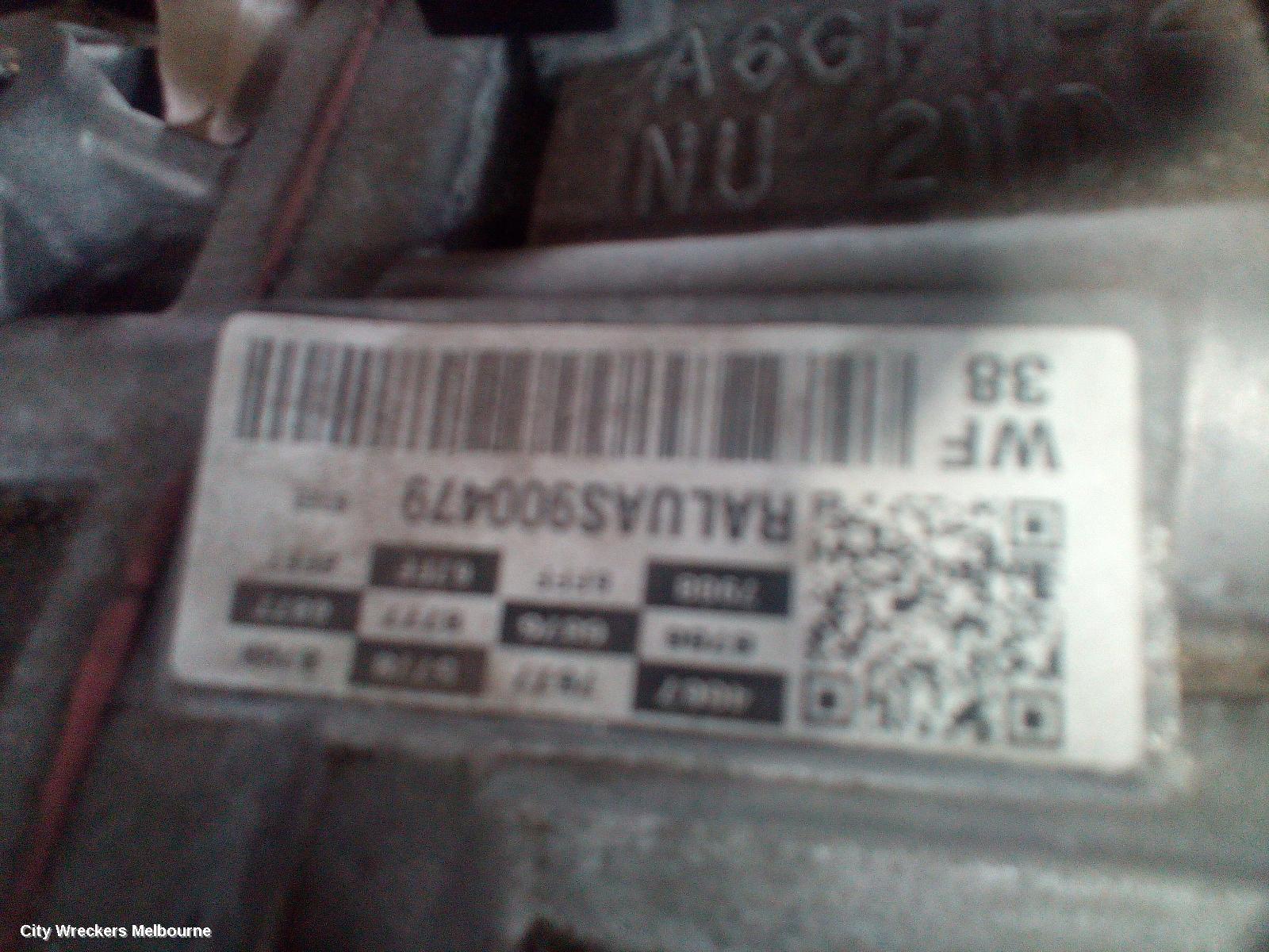 HYUNDAI KONA TRANS/GEARBOX, AUTO, FWD, PETROL, 2.0, G4NH, 6 SPEED, OS, 09/2017 - 10/2020