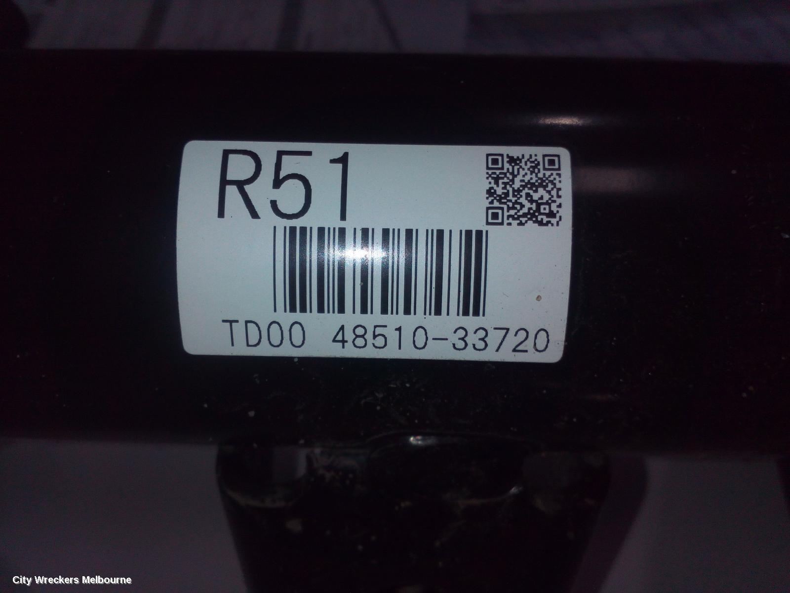 TOYOTA CAMRY RIGHT FRONT STRUT, XV70, NON HYBRID TYPE, 09/2017 ONWARDS