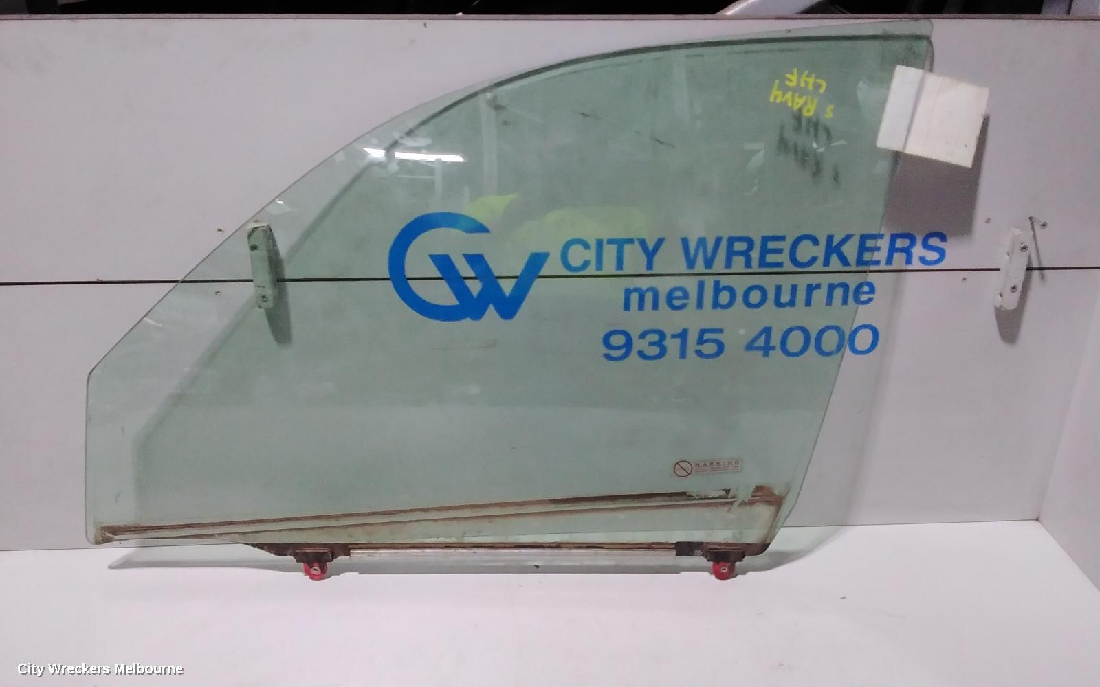 TOYOTA RAV4 LEFT FRONT DOOR WINDOW, ACA2#R, 5DR, 07/2000 - 10/2005
