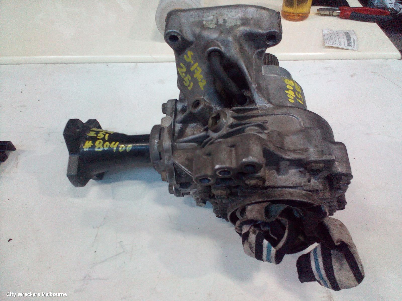 NISSAN MURANO TRANSFER CASE, AUTO, 3.5, Z51, 12/2008 - 12/2014