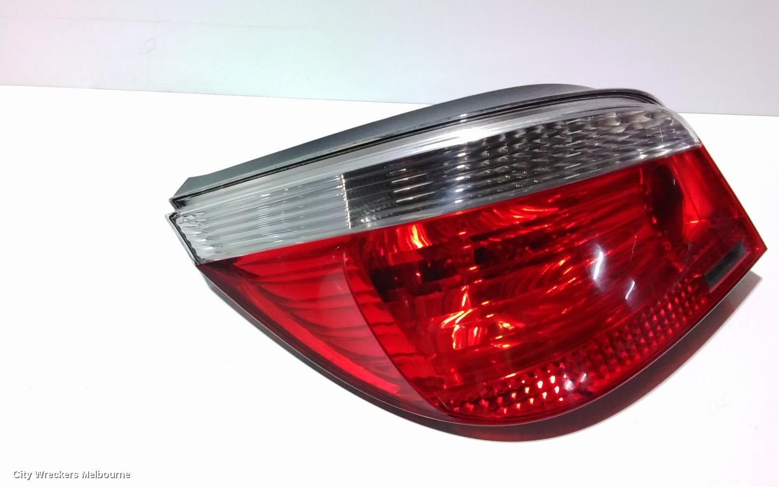 BMW 5 SERIES LEFT TAILLIGHT, E60, SEDAN, NON LED TYPE, 10/2003 - 02/2007