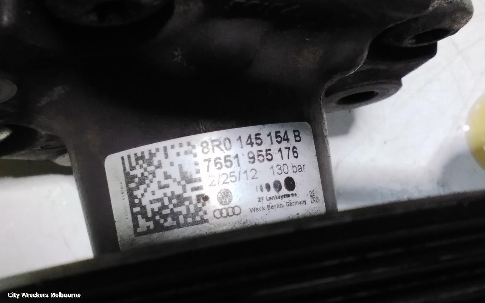 AUDI Q5 STEERING PUMP, DIESEL, 2.0, 8R, 03/2012 - 01/2017