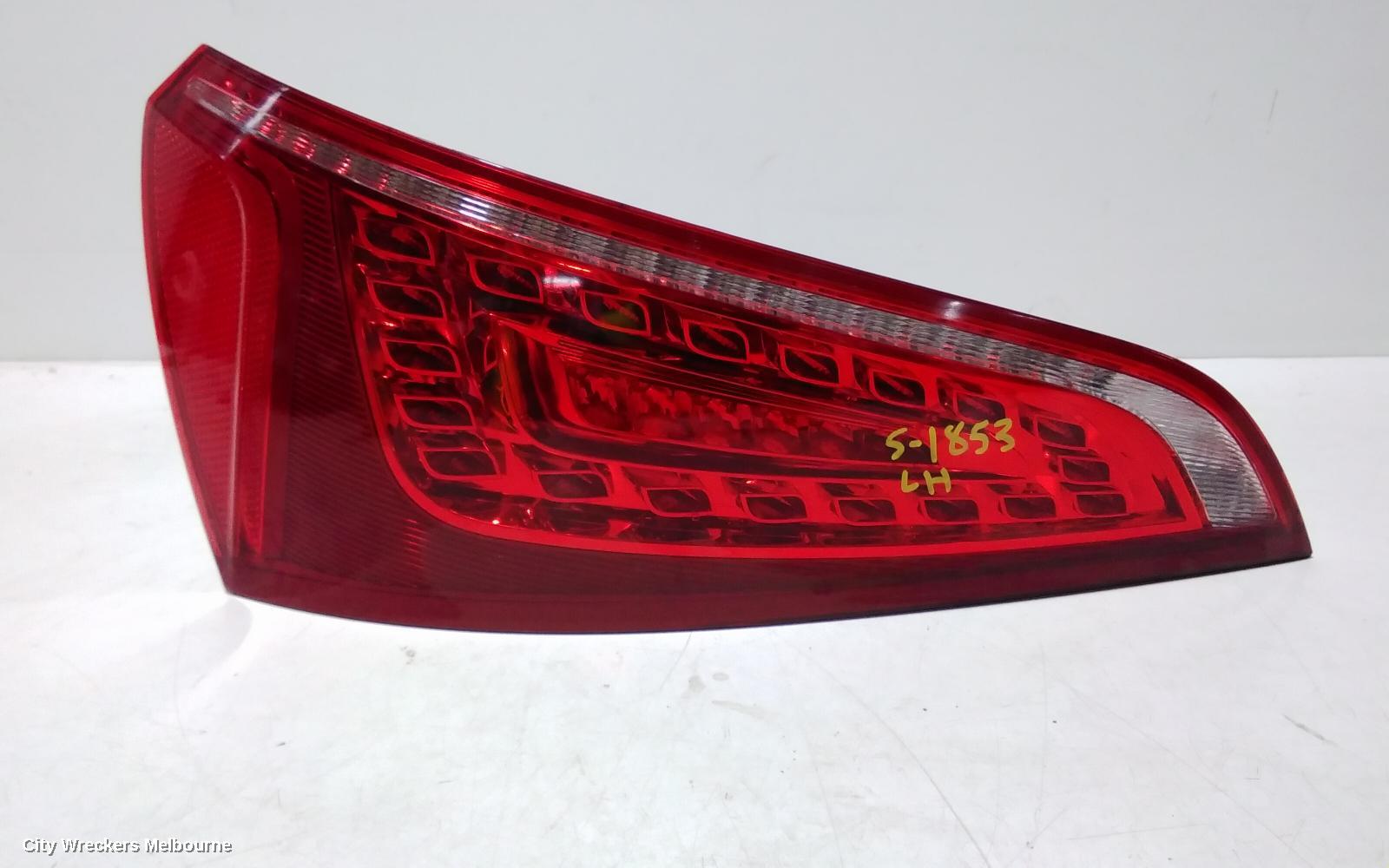 AUDI Q5 LEFT TAILLIGHT, IN TAILGATE, 8R, LED TYPE, 03/2009 - 09/2012