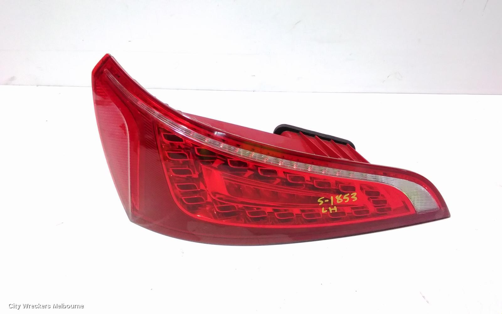 AUDI Q5 LEFT TAILLIGHT, IN TAILGATE, 8R, LED TYPE, 03/2009 - 09/2012