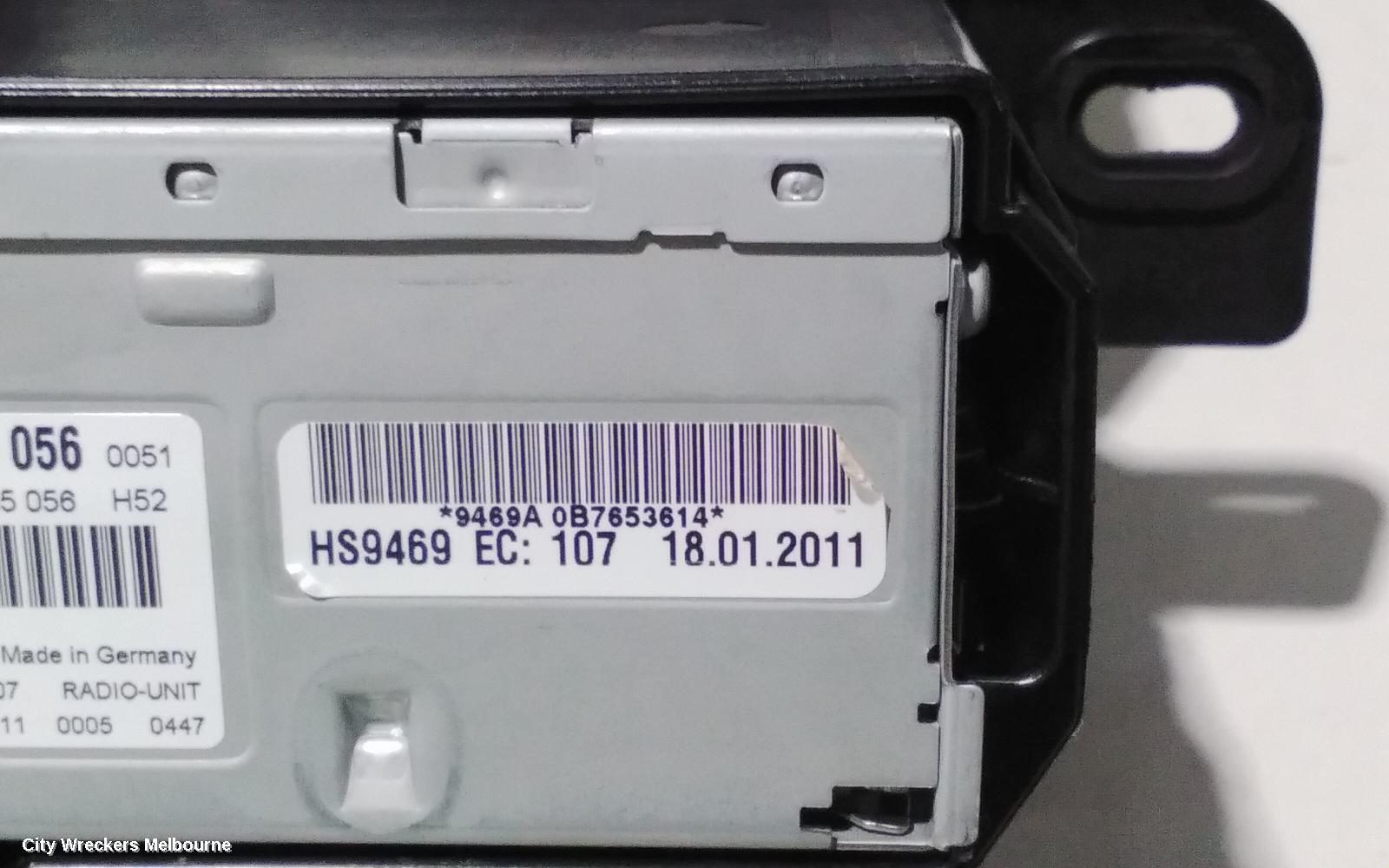 AUDI Q5 RADIO/CD/DVD/SAT/TV, MMI CONTROLS, 8R, P/N 8T0919609G, 03/2009 - 11/2012
