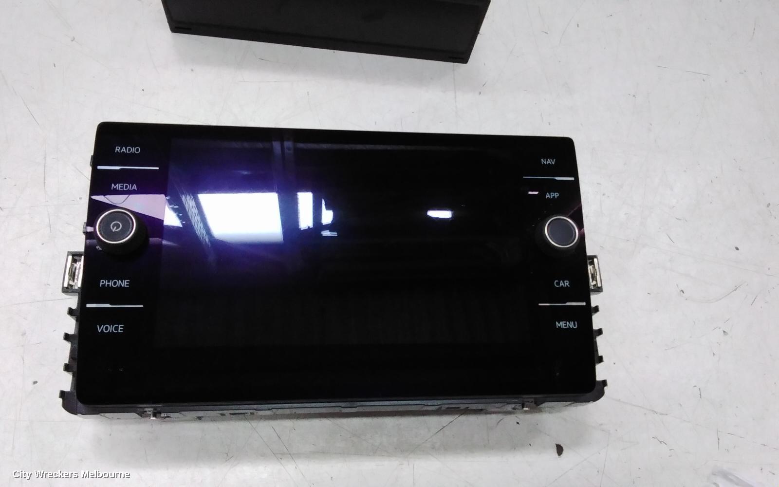 VOLKSWAGEN T-CROSS RADIO/CD/DVD/SAT/TV, DISPLAY UNIT, 8IN TOUCHSCREEN, W/ SAT NAV TYPE, C1, 01/2020 ONWARDS