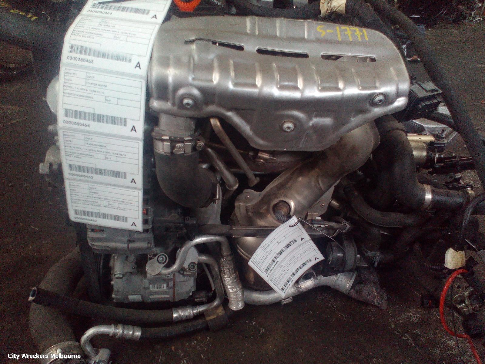 VOLKSWAGEN GOLF CATALYTIC CONVERTER, DOWNPIPE-CAT TYPE, 1.4, PETROL, CTHD/CAVD CODE, GEN 6, 12/2008 - 01/2016