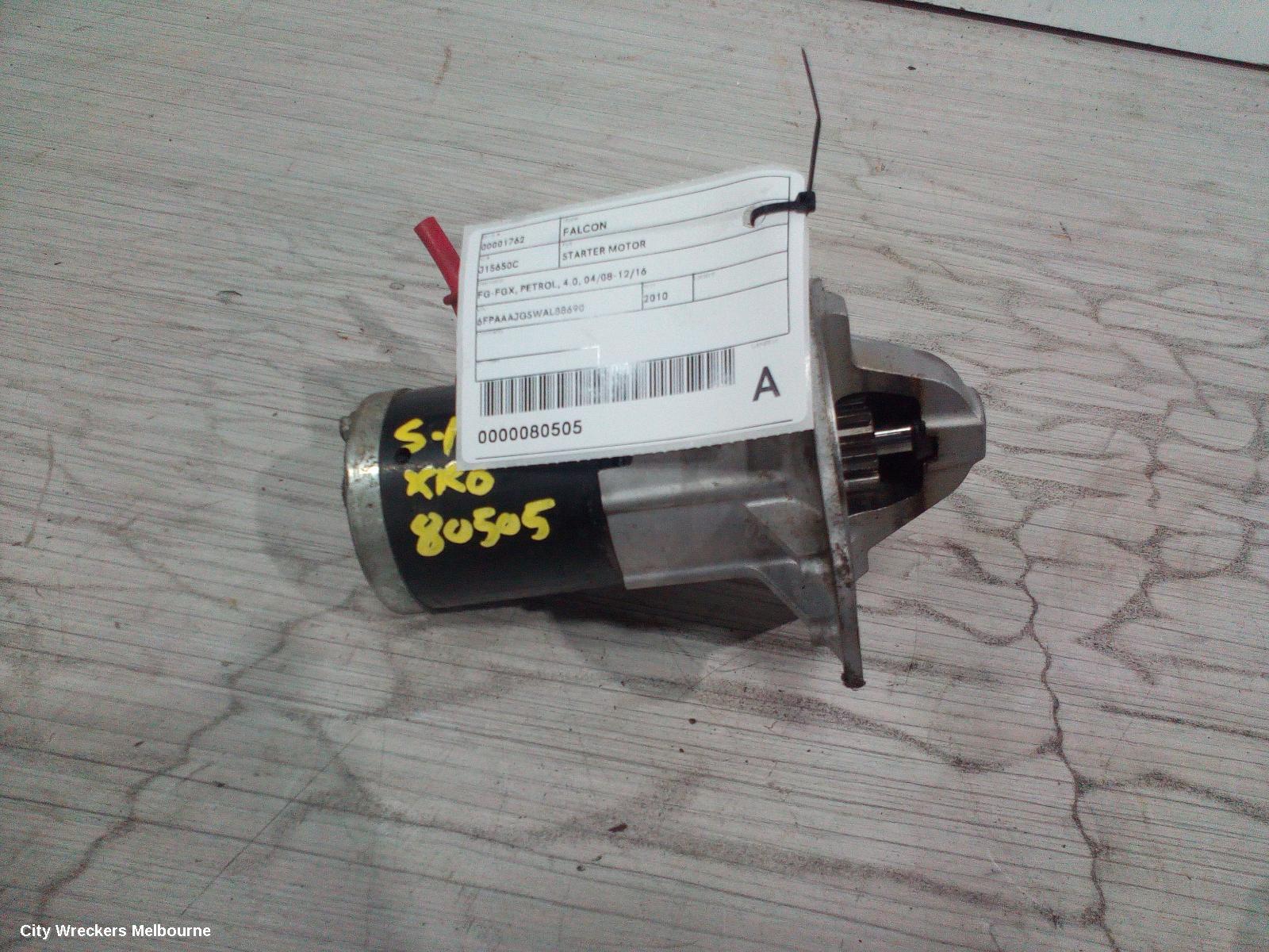 FORD FALCON STARTER, FG-FGX, PETROL, 4.0, 04/2008 - 12/2016