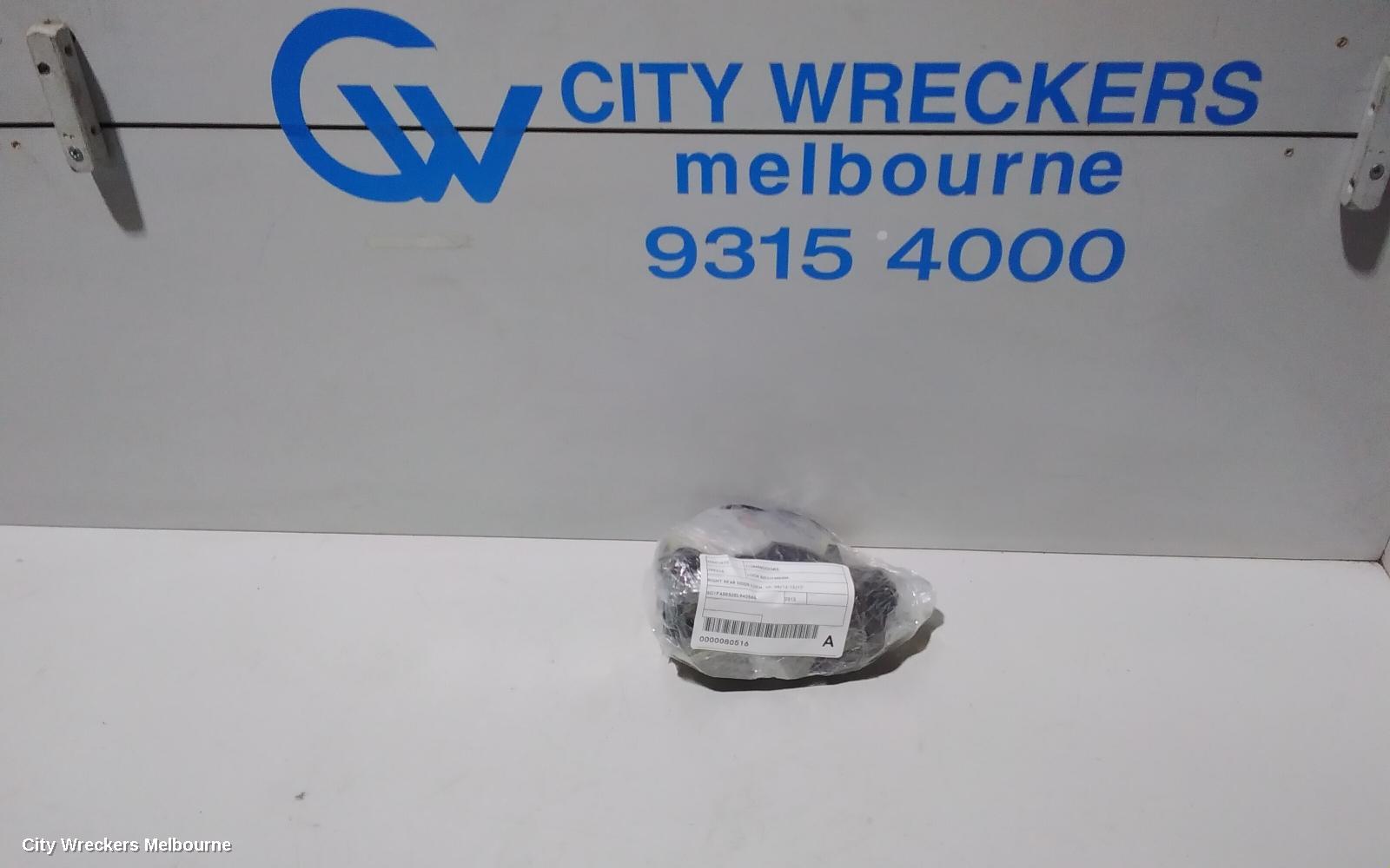 HOLDEN COMMODORE DOOR/BOOT/GATE LOCK, RIGHT REAR DOOR LOCK, VF, 05/2013 - 12/2017