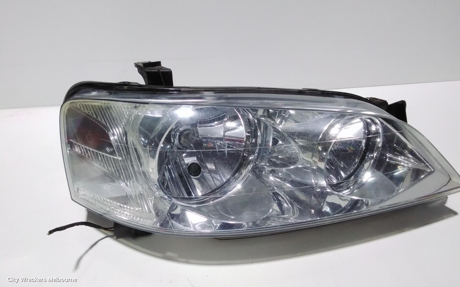 FORD FALCON RIGHT HEADLAMP, BA-BF1, FUTURA/FAIRMONT/LTD, CHROME INSERT TYPE, 10/2002 - 08/2006