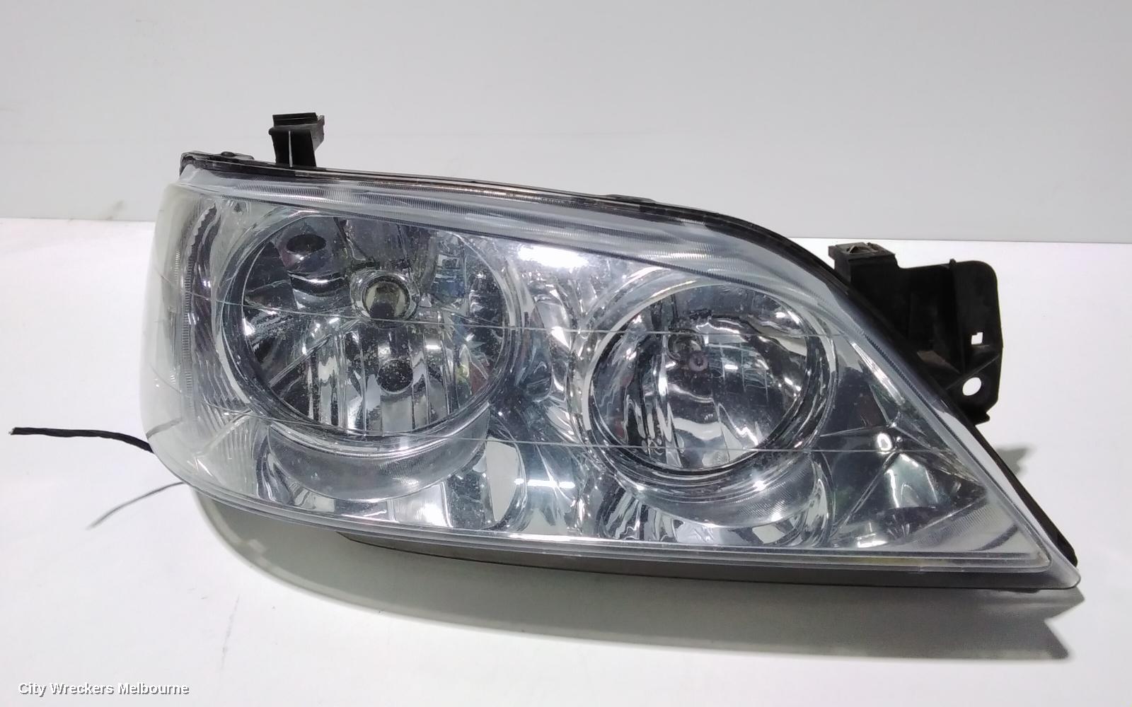 FORD FALCON RIGHT HEADLAMP, BA-BF1, FUTURA/FAIRMONT/LTD, CHROME INSERT TYPE, 10/2002 - 08/2006