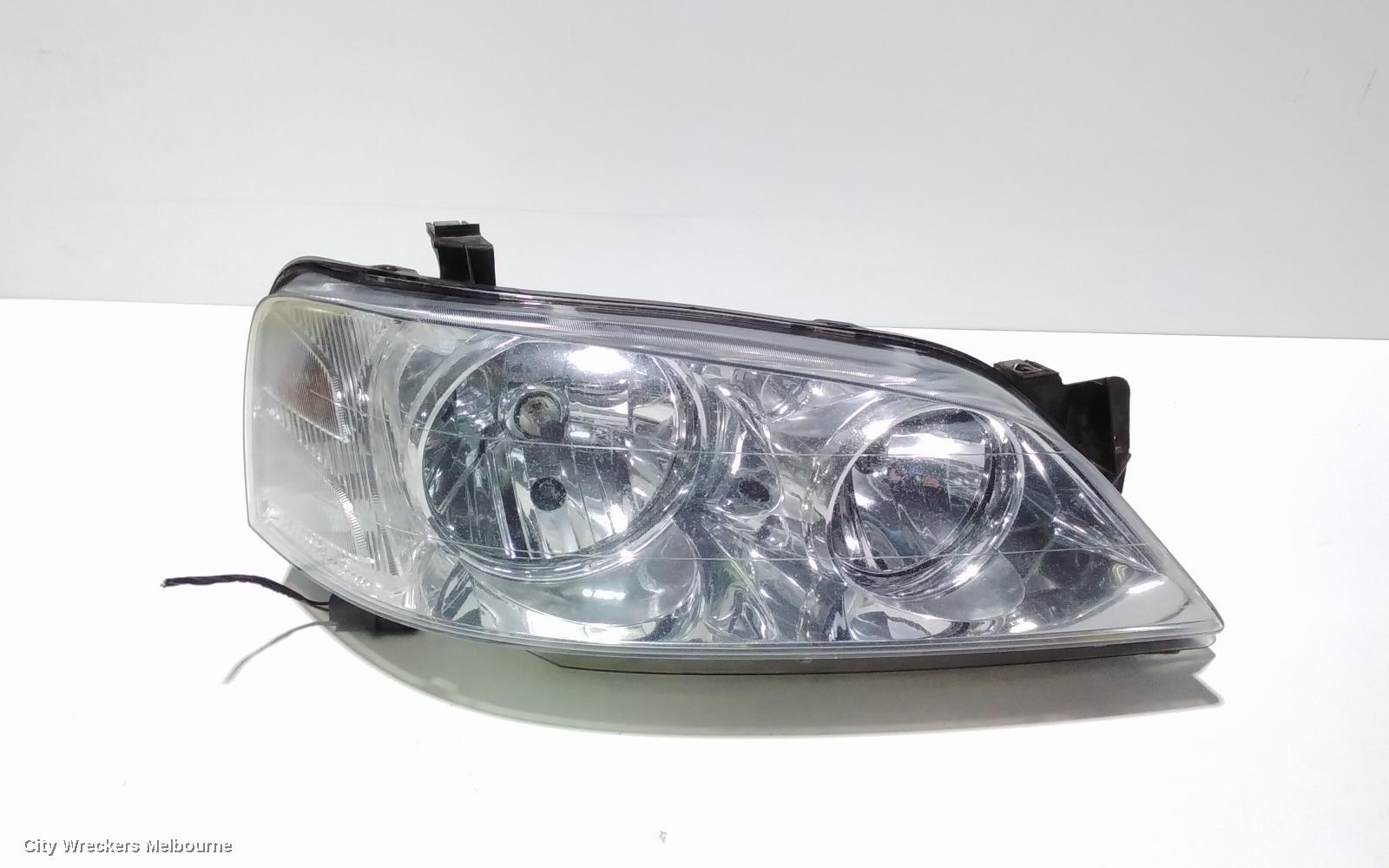 FORD FALCON RIGHT HEADLAMP, BA-BF1, FUTURA/FAIRMONT/LTD, CHROME INSERT TYPE, 10/2002 - 08/2006