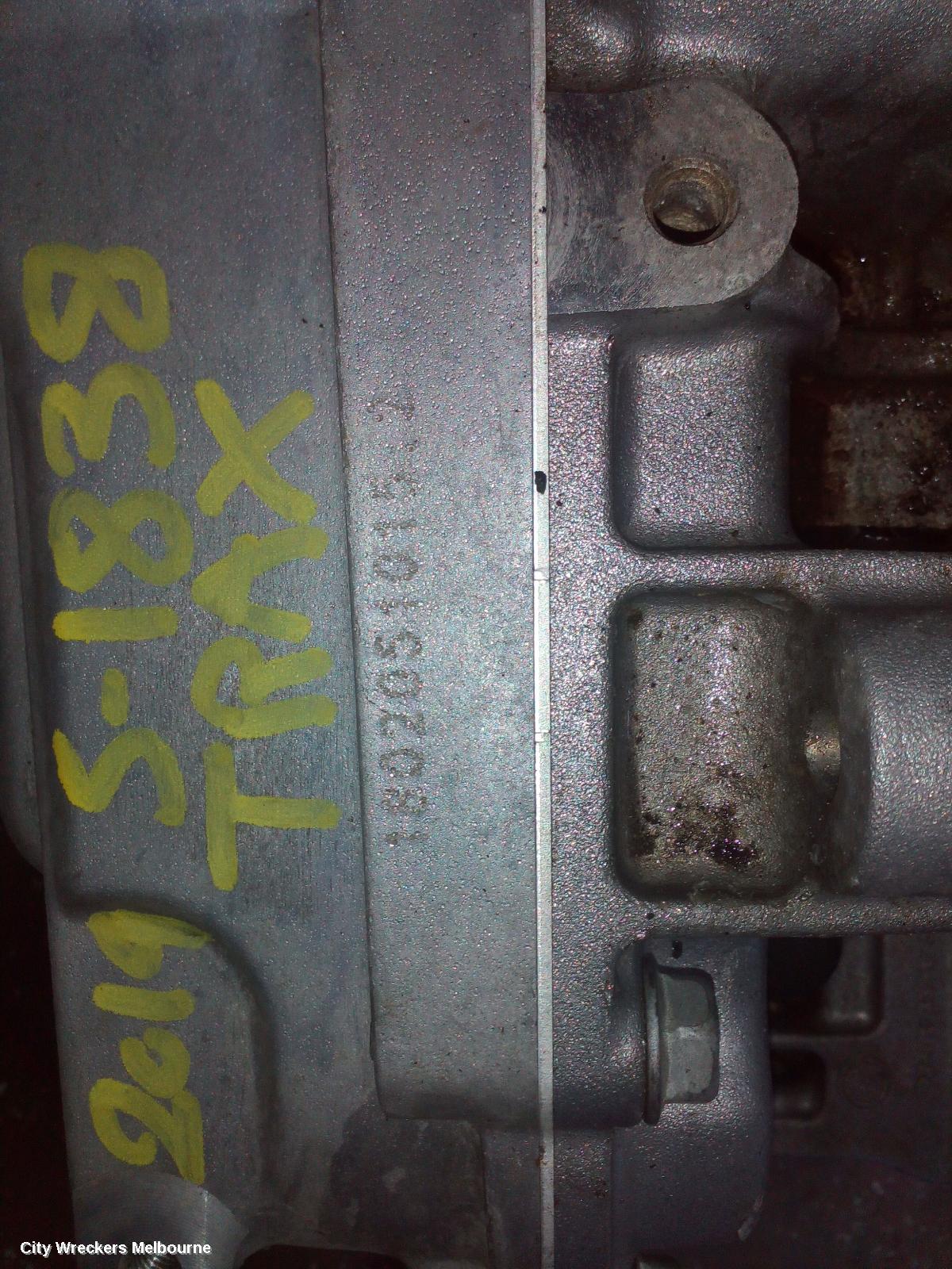 HOLDEN TRAX TRANS/GEARBOX, AUTO, PETROL, 1.4, TURBO, 7RCW TAG, TJ SERIES, 10/2016 - 12/2020