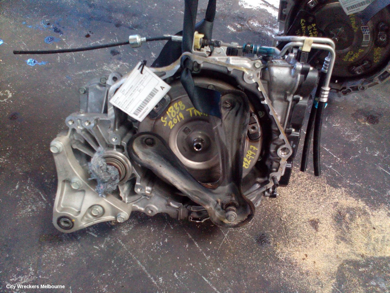 HOLDEN TRAX TRANS/GEARBOX, AUTO, PETROL, 1.4, TURBO, 7RCW TAG, TJ SERIES, 10/2016 - 12/2020