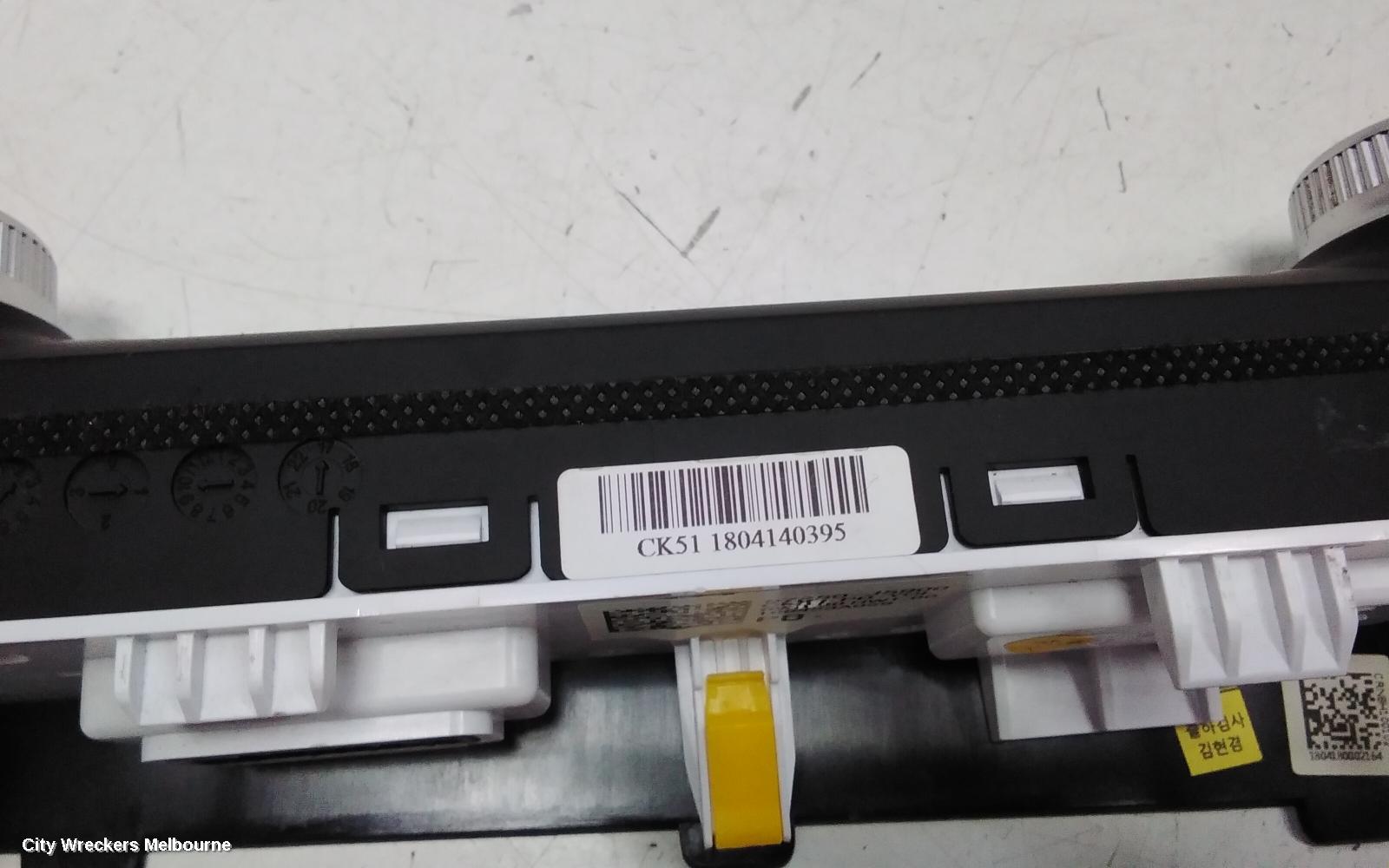 KIA STINGER HEATER/AC CONTROLS, DUAL ZONE CLIMATE CONTROL, W/ SYNC BUTTON, CK, 06/2017 ONWARDS