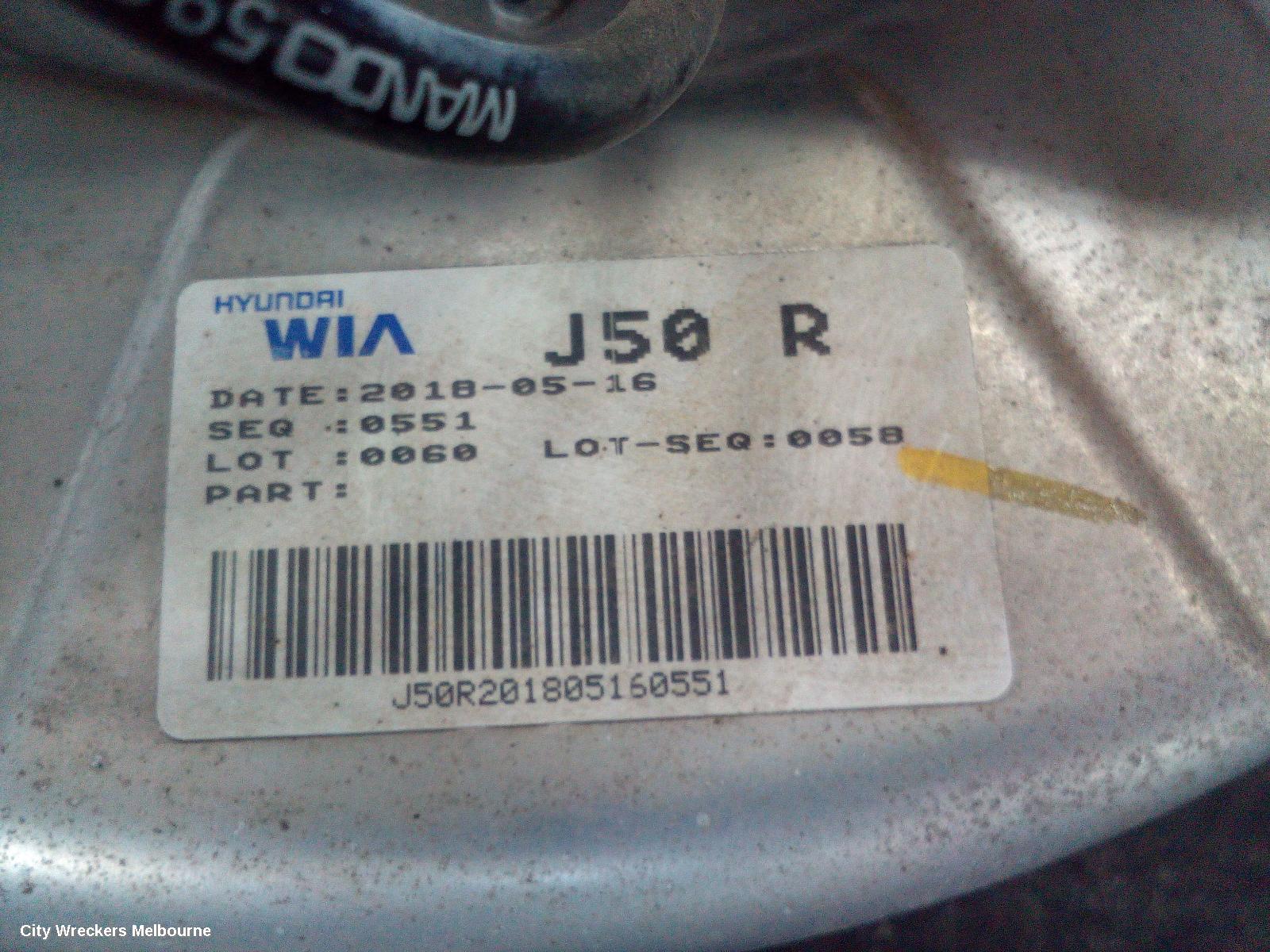 KIA STINGER RIGHT REAR HUB ASSEMBLY, CK, 06/2017 ONWARDS