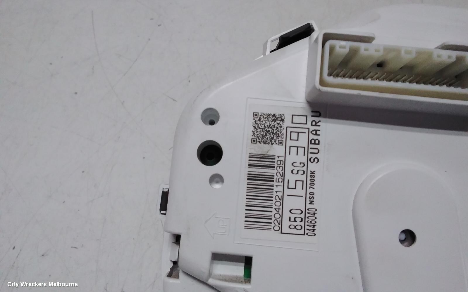 SUBARU FORESTER INSTRUMENT CLUSTER, INSTRUMENT CLUSTER, PETROL, 2.5, AUTO TM, 6 SPEED, SJ, 12/2012 - 08/2018