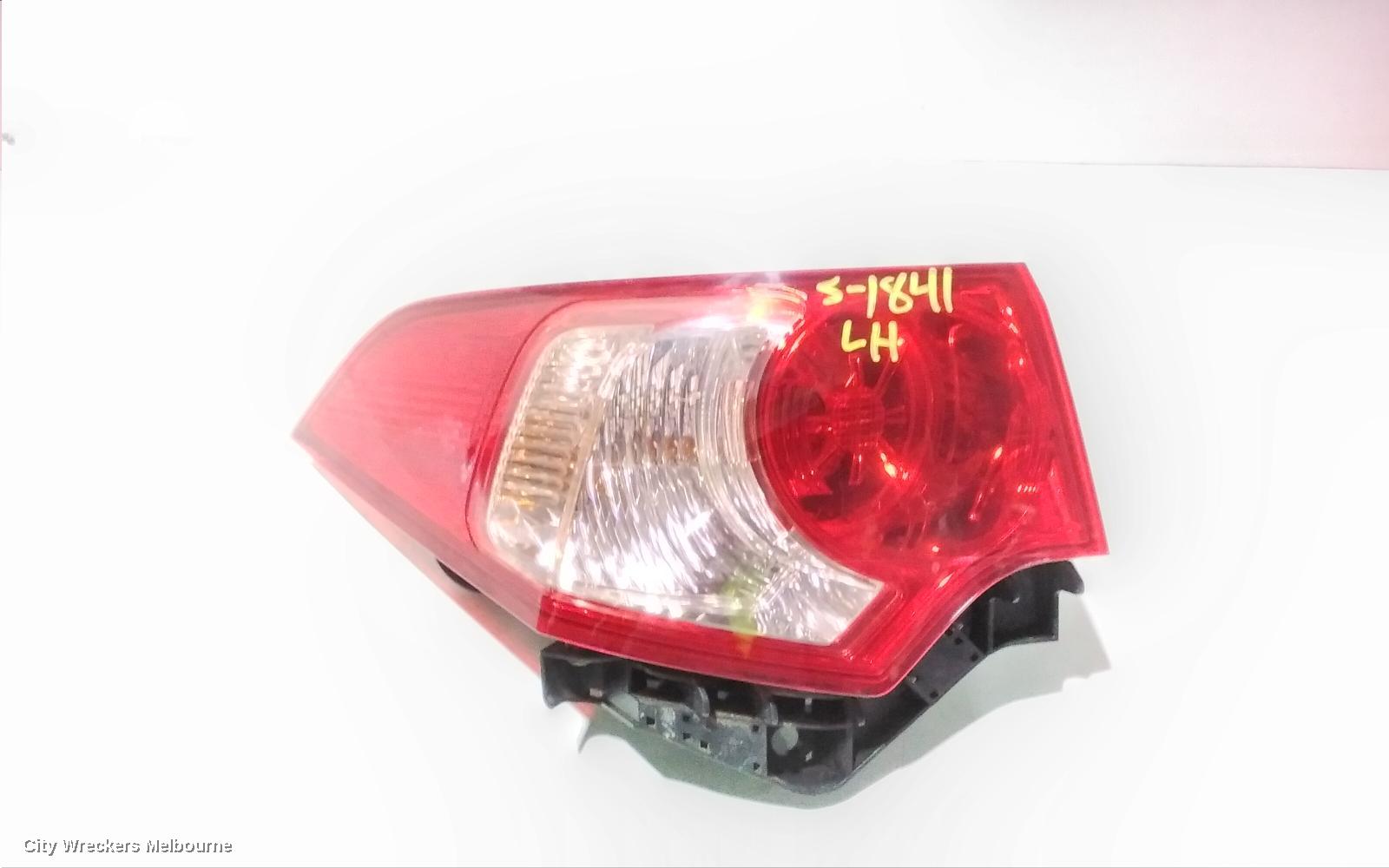HONDA ACCORD LEFT TAILLIGHT, 8TH GEN, EURO (VIN JHMCU), SEDAN, 07/2011 - 12/2015