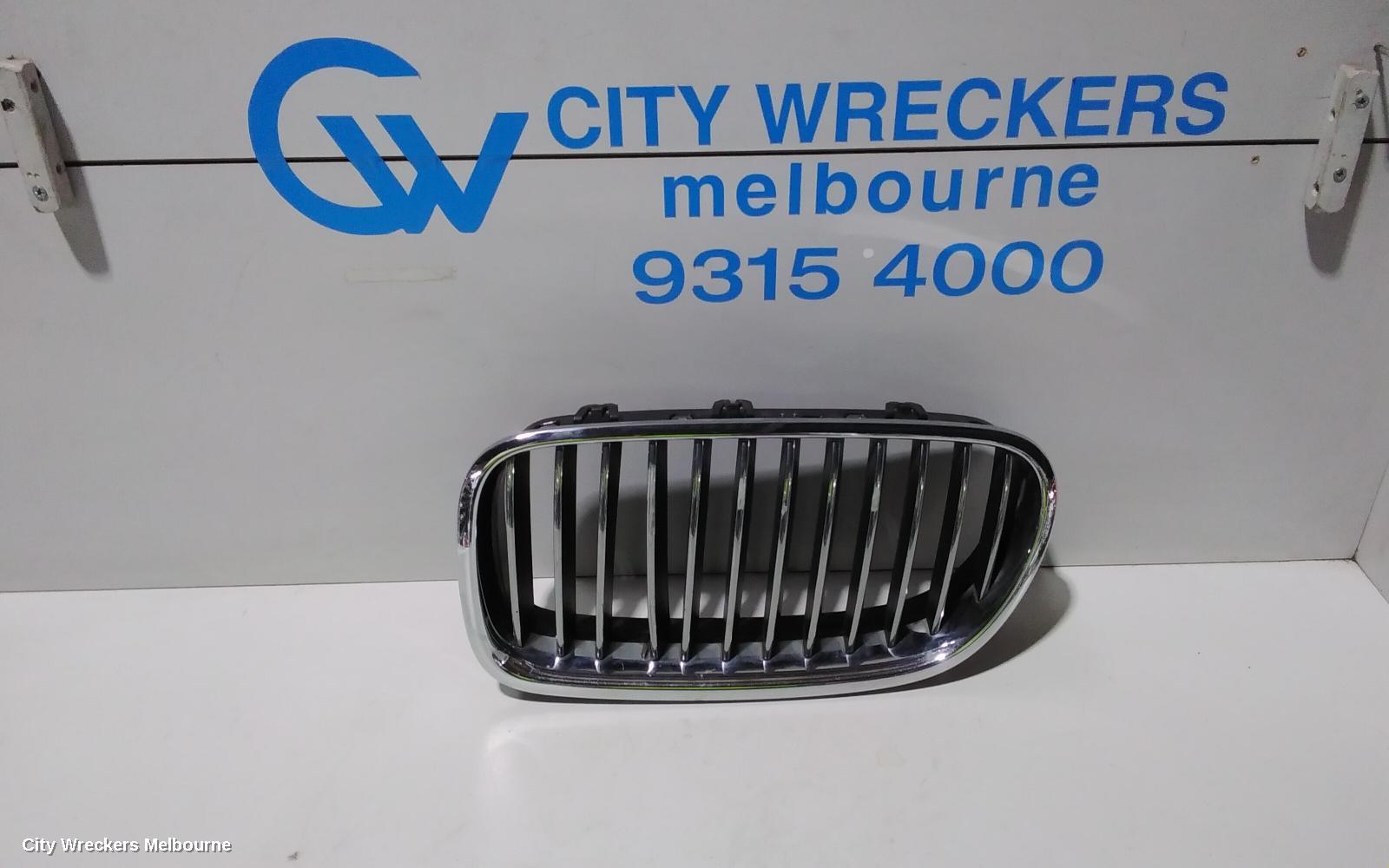 BMW 5 SERIES GRILLE, RADIATOR GRILLE (LH SIDE), F10/F11, SEDAN/WAGON, 05/2010 - 01/2017