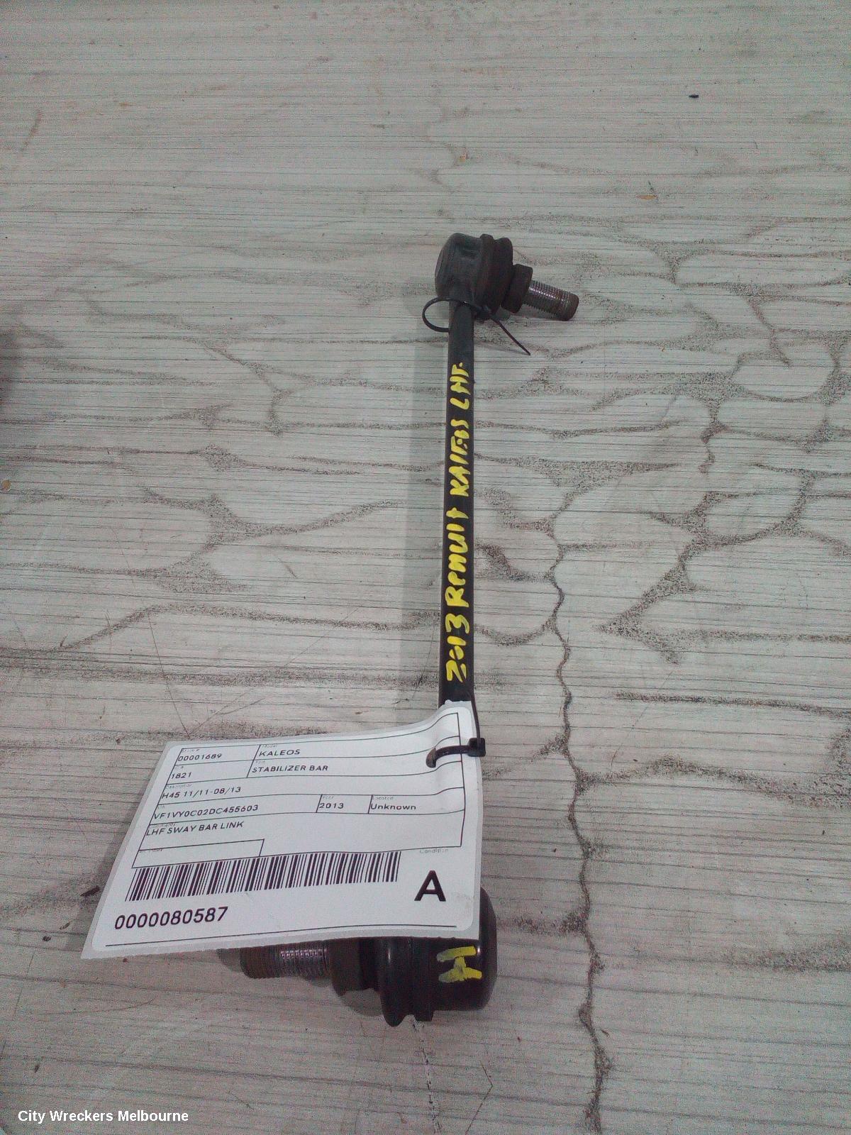 RENAULT KALEOS STABILISER BAR, H45 11/2011 - 08/2013