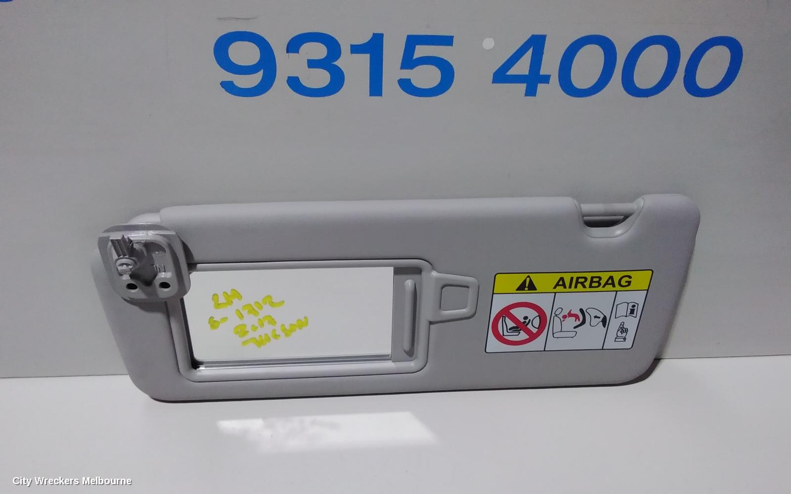 HYUNDAI TUCSON SUNVISOR, TL, LH SIDE, 07/2015 - 01/2021