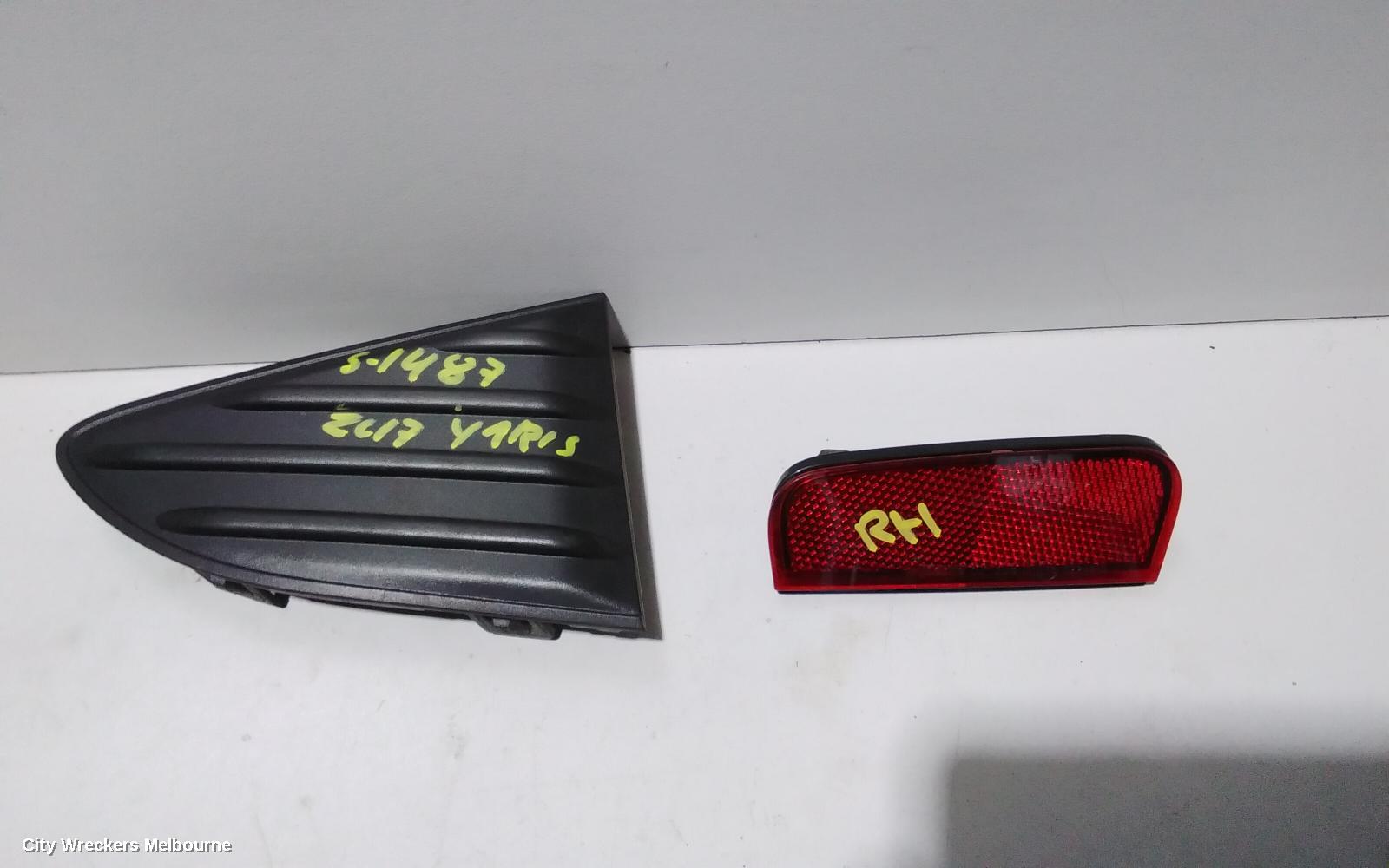 TOYOTA YARIS REAR GARNISH, TAILGATE LAMP (RH SIDE), NCP13#, 01/2017 - 12/2019