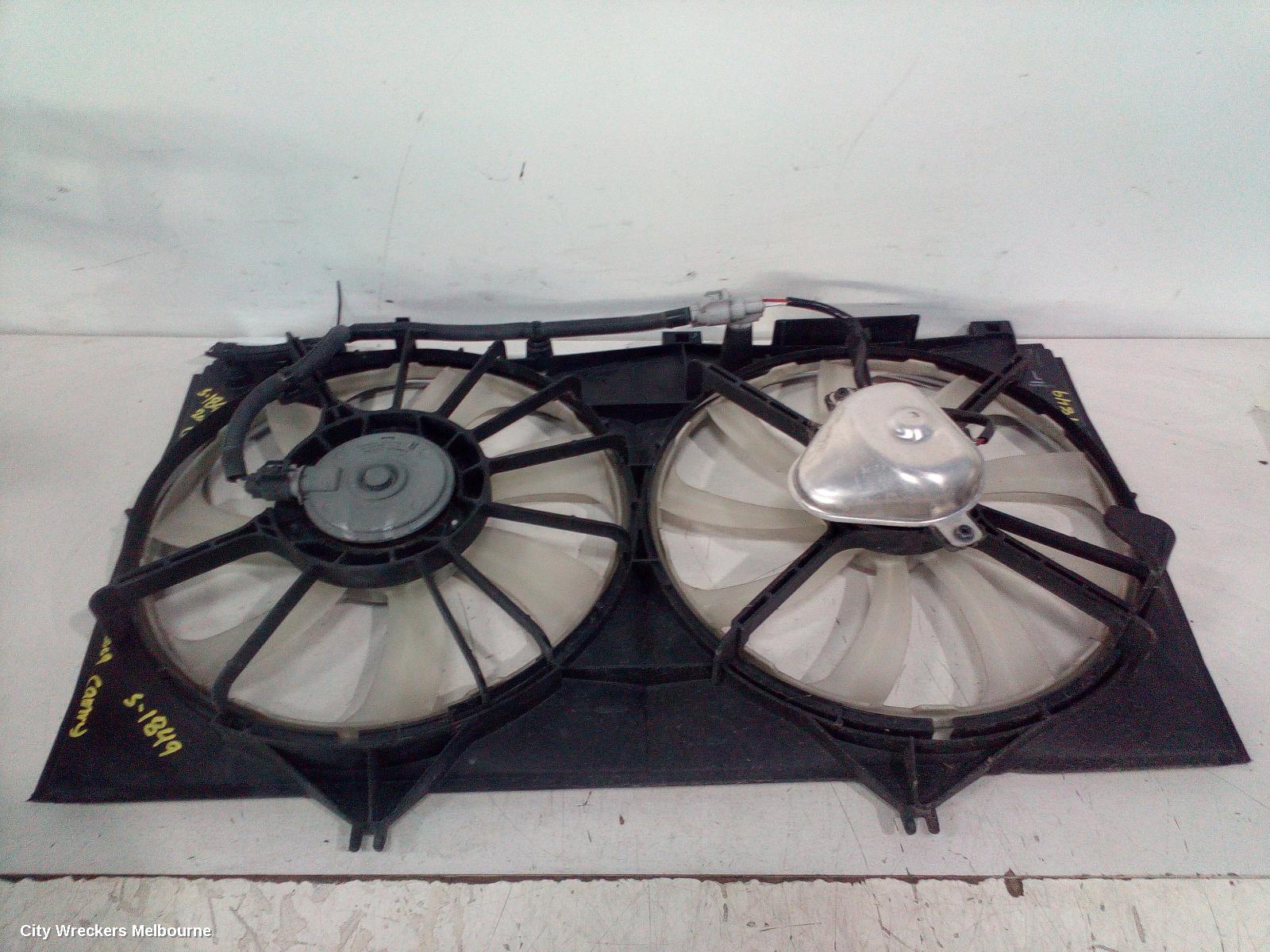 TOYOTA CAMRY FAN, DUAL FAN ASSY, 2.4, ACV40, SHROUD AND FANS, 06/2006 - 11/2011