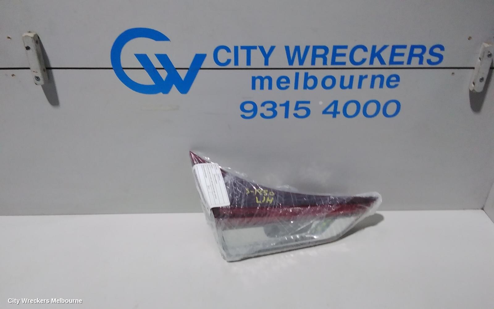 TOYOTA COROLLA REAR GARNISH, TAILGATE LAMP (LH SIDE), ZRE182R/ZWE186R, HATCH, 03/2015 - 06/2018